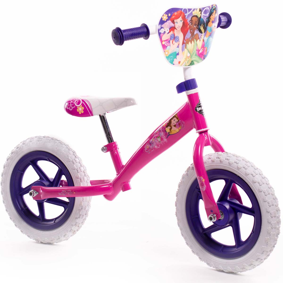 Huffy Disney Princess 12 Kids Balance Bike Pink SkateHut