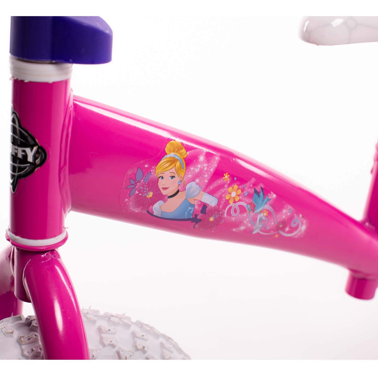 Huffy Disney Princess 12 Kids Balance Bike Pink SkateHut
