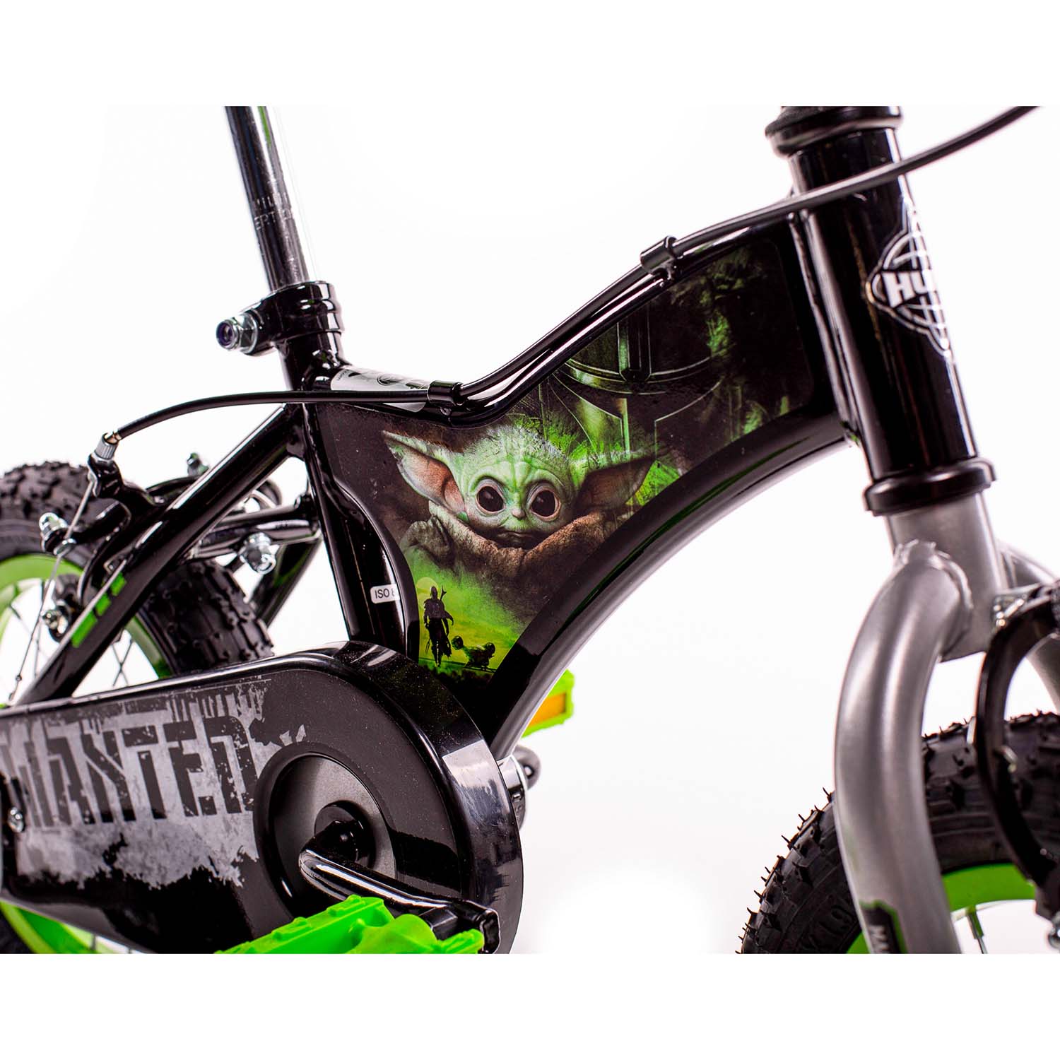 Huffy Star Wars 12 Kids Bike Black Lime SkateHut