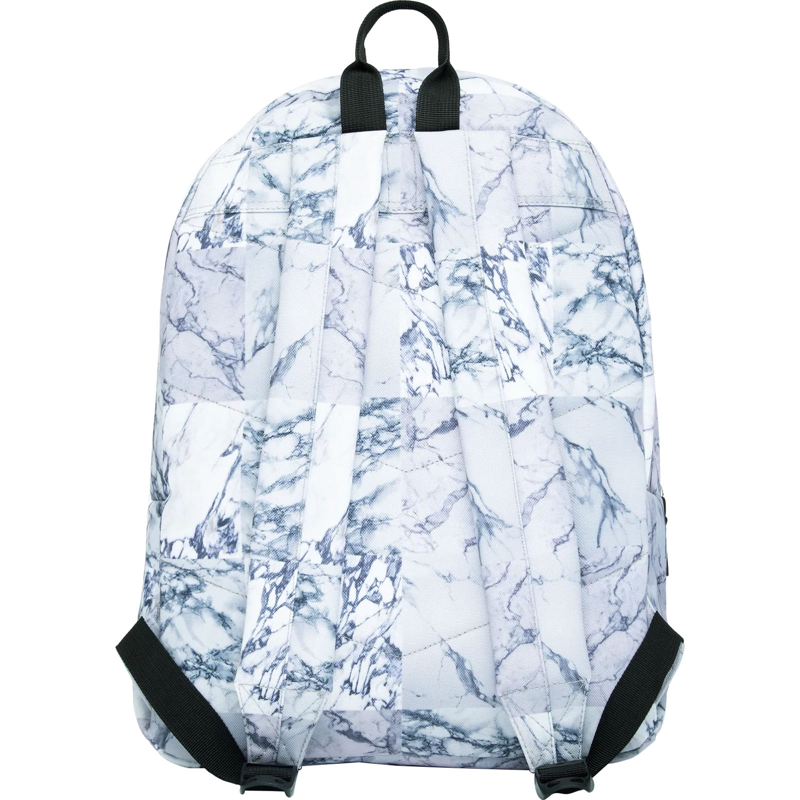 White marble backpack top