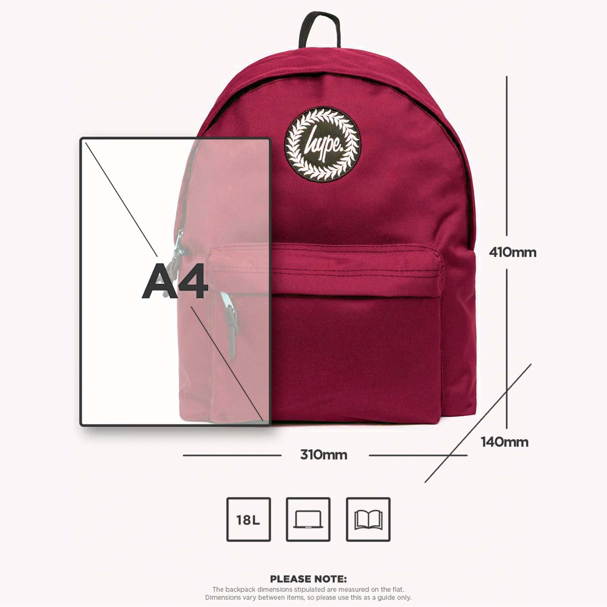 Burgundy hype bag outlet