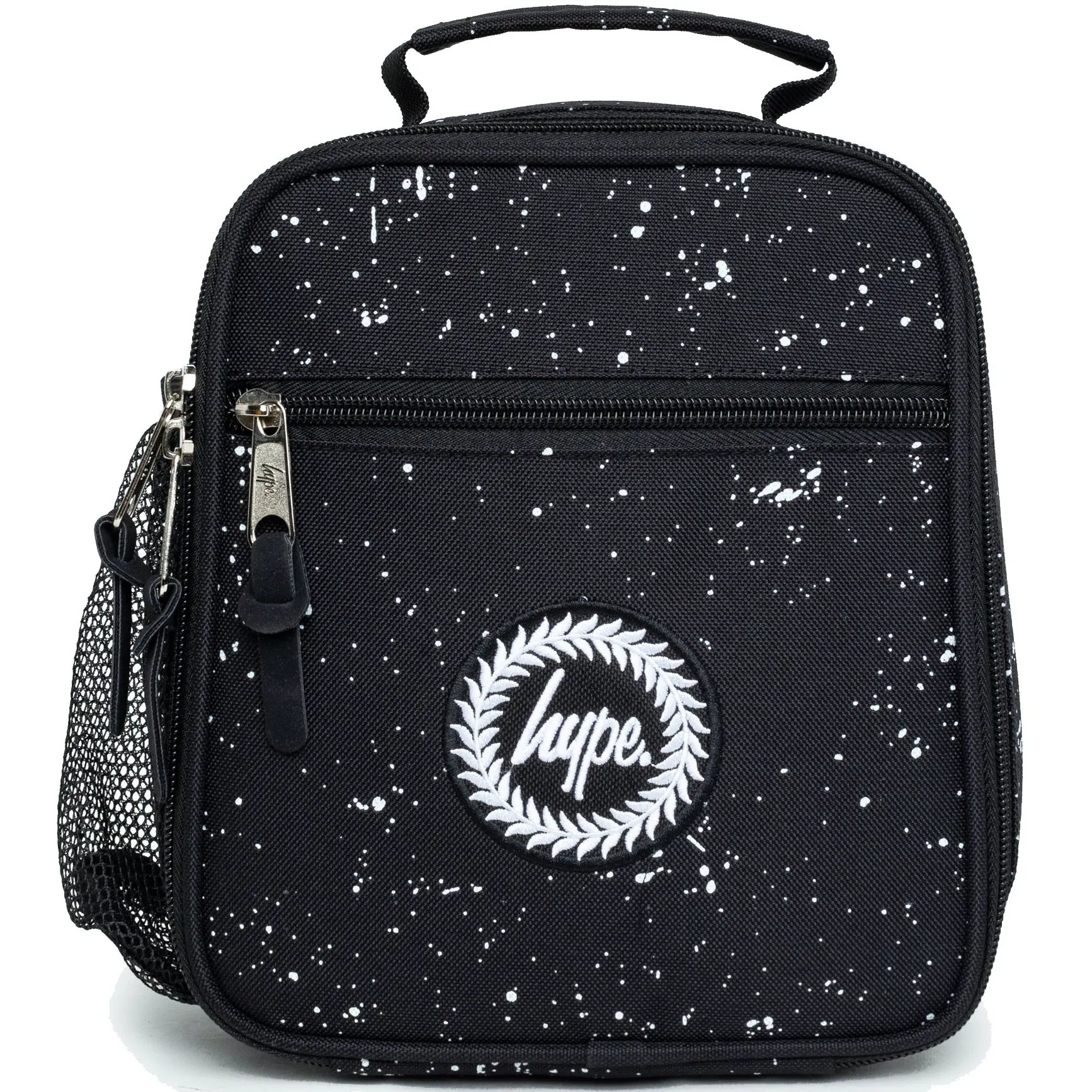 Lunch Bag Black Hype Bags Hype Black Speckle Lunchbox Black/White