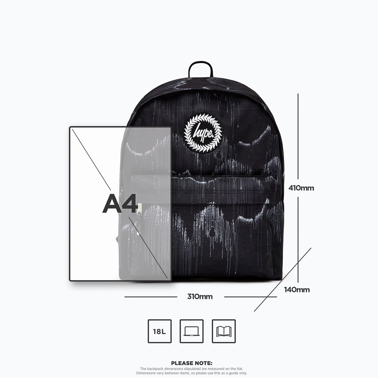 Hype 18L Backpack Mono Wave Drip SkateHut