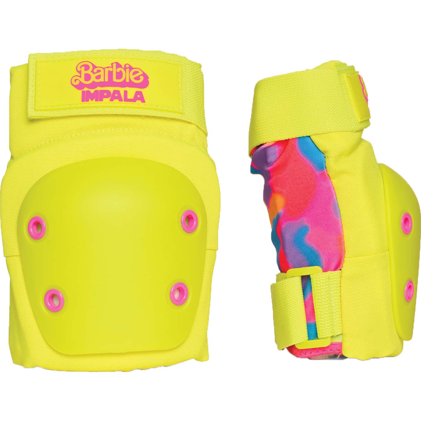 Impala Protective Youth Pad Set Barbie Bright Yellow SkateHut