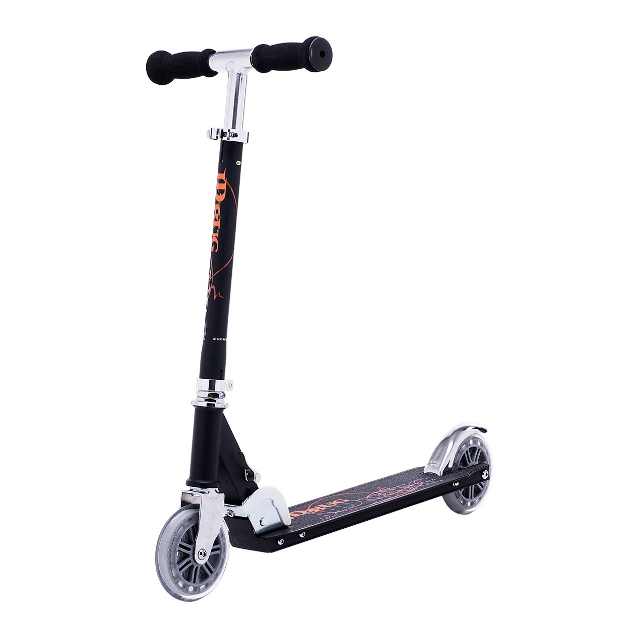 JD Bug Classic Street 120 Folding Scooter Matt Black SkateHut
