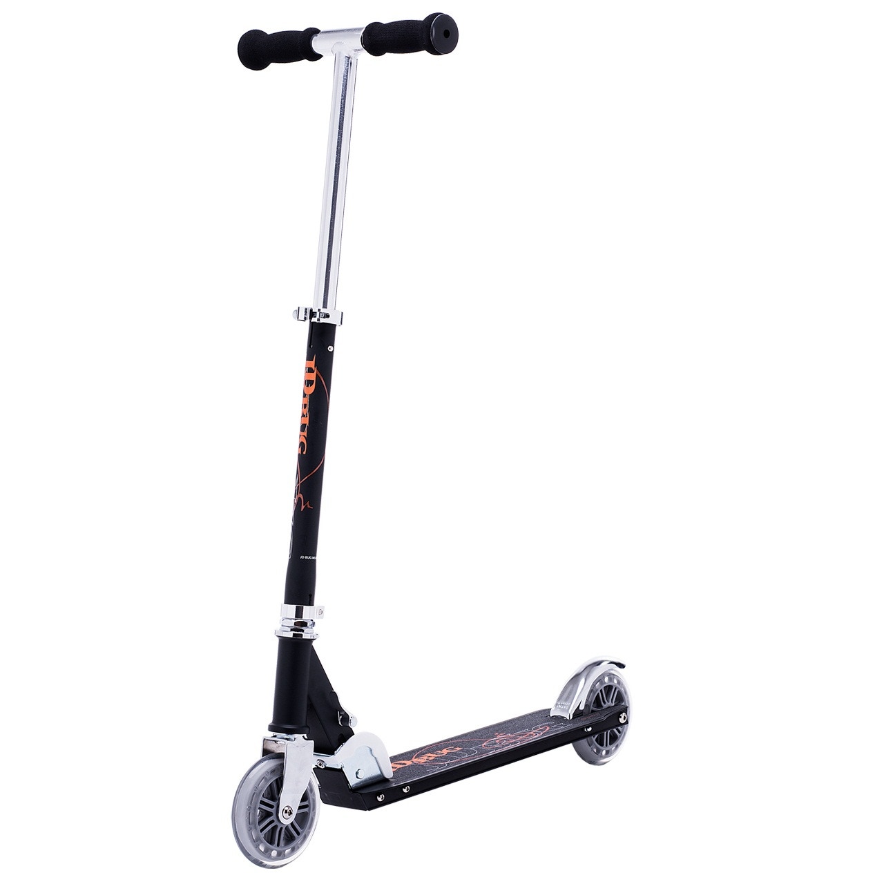 JD Bug Classic Street 120 Folding Scooter Matt Black SkateHut
