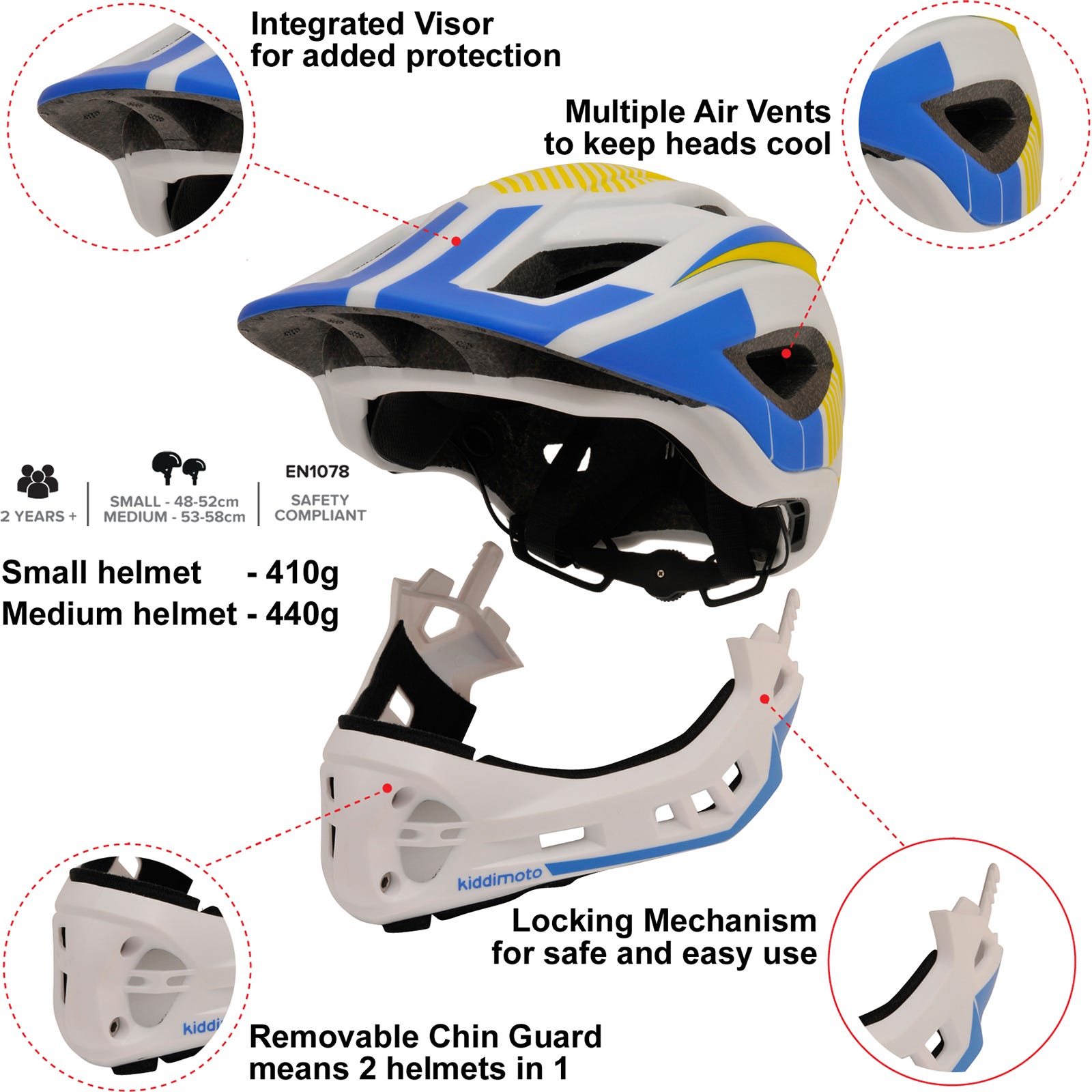 Kiddimoto helmets clearance