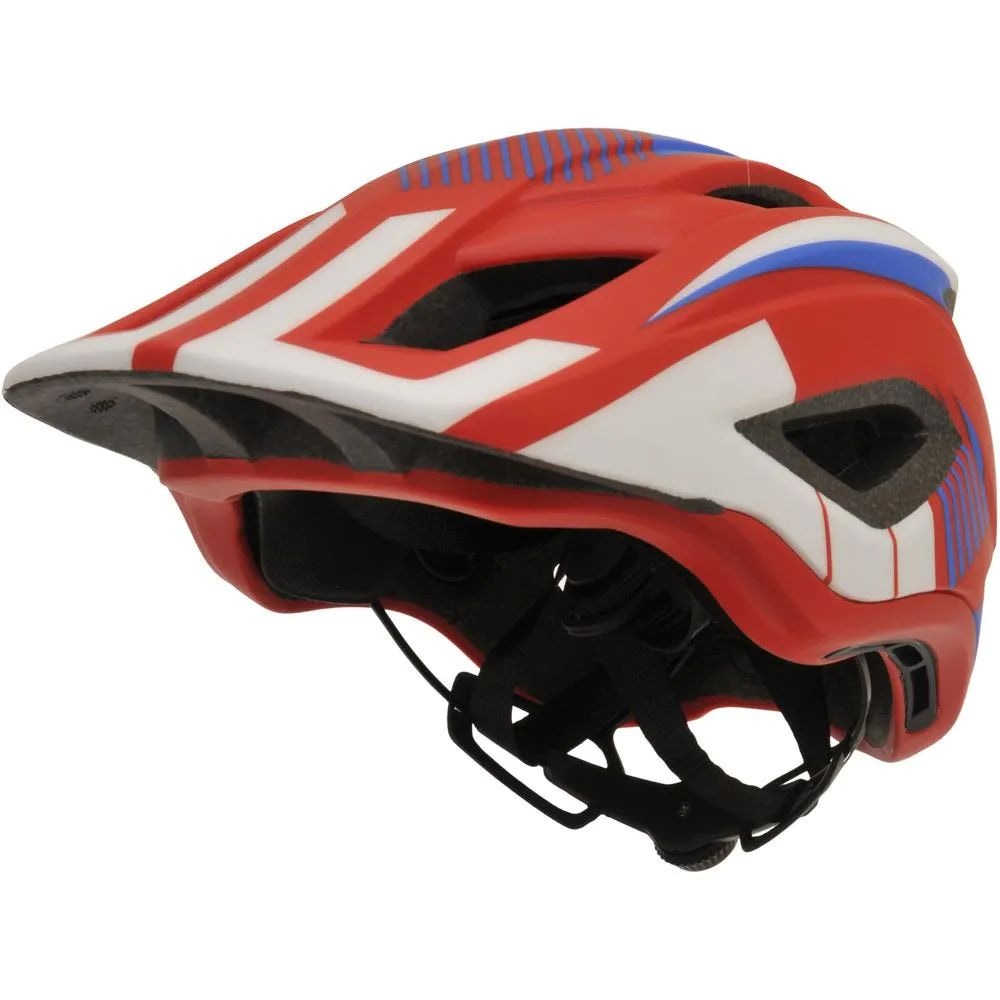Kiddimoto Ikon Full Face 2 in 1 Helmet Red Blue SkateHut