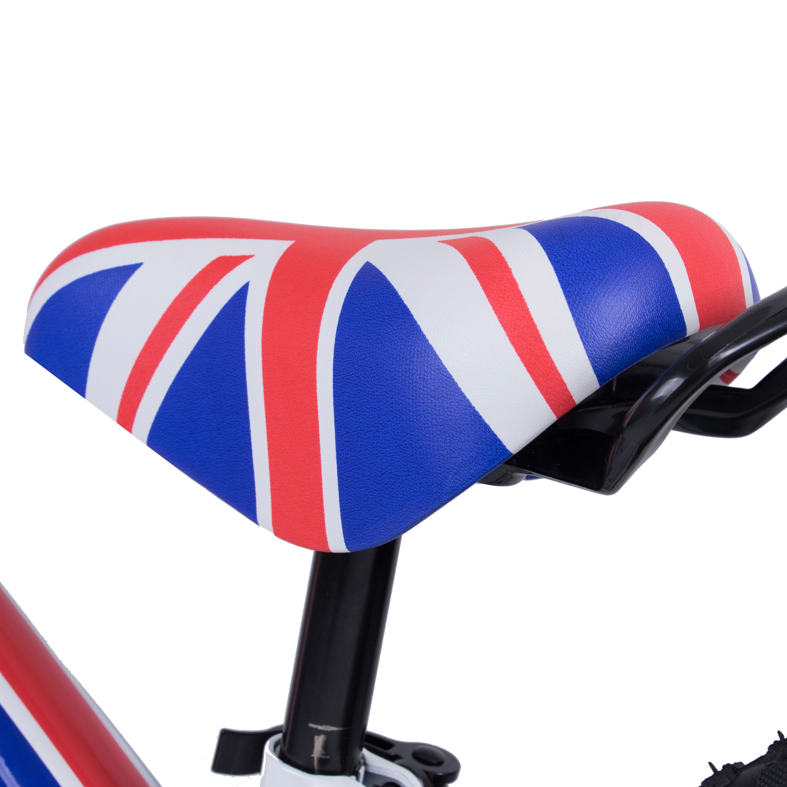 Kiddimoto Super Junior Max Union Jack Balance Bike Red White Blue