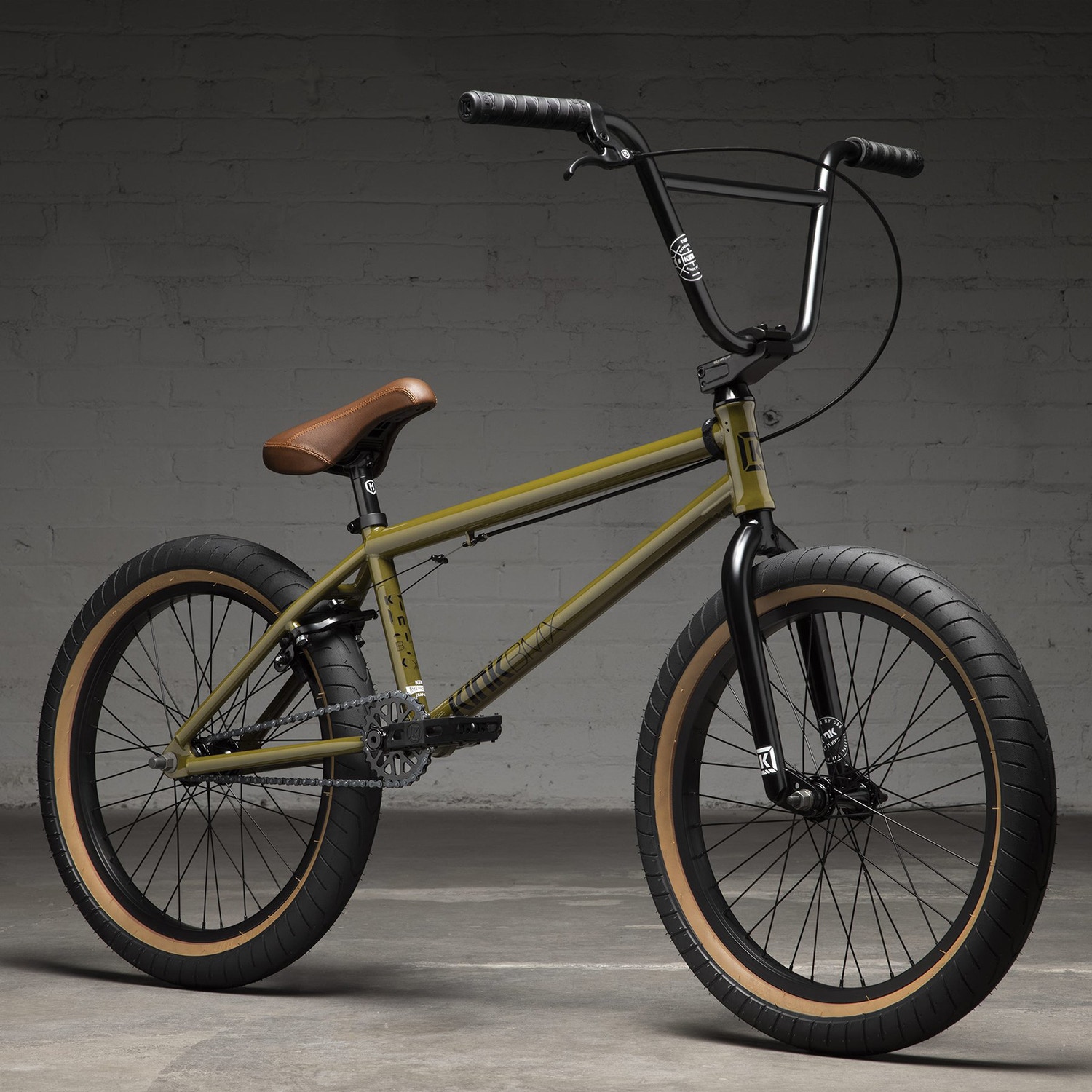Kink Gap XL 21 2022 Complete BMX Gloss Woodsmen Green SkateHut