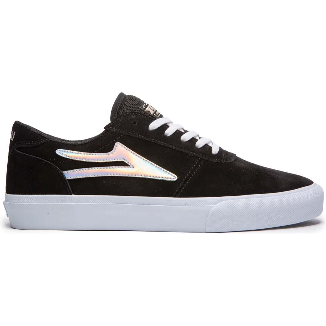 Lakai Manchester Skate Shoes Black Cosmic Suede SkateHut