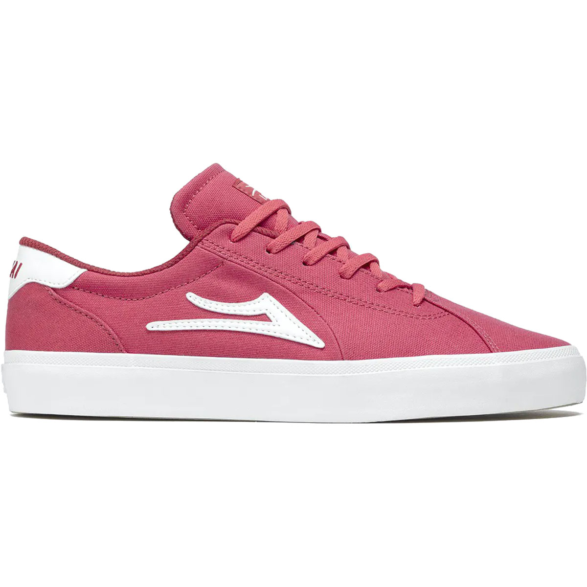 Lakai Flaco II Skate Shoes Red Canvas SkateHut