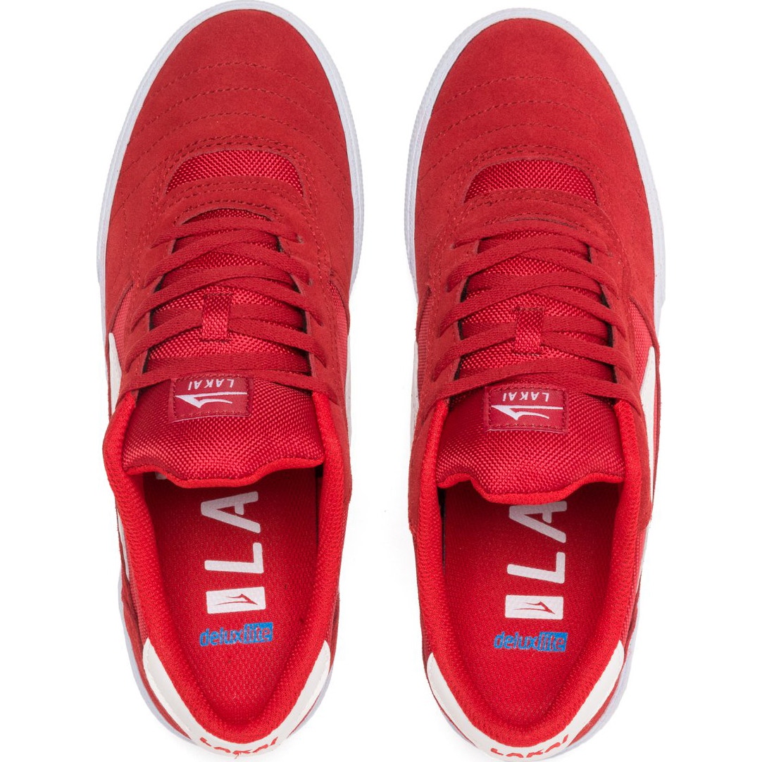 Lakai Cambridge Skate Shoes Flame Suede SkateHut