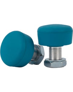 LMNADE Adjustable Rubber Roller Skate Toe Stops - Blue