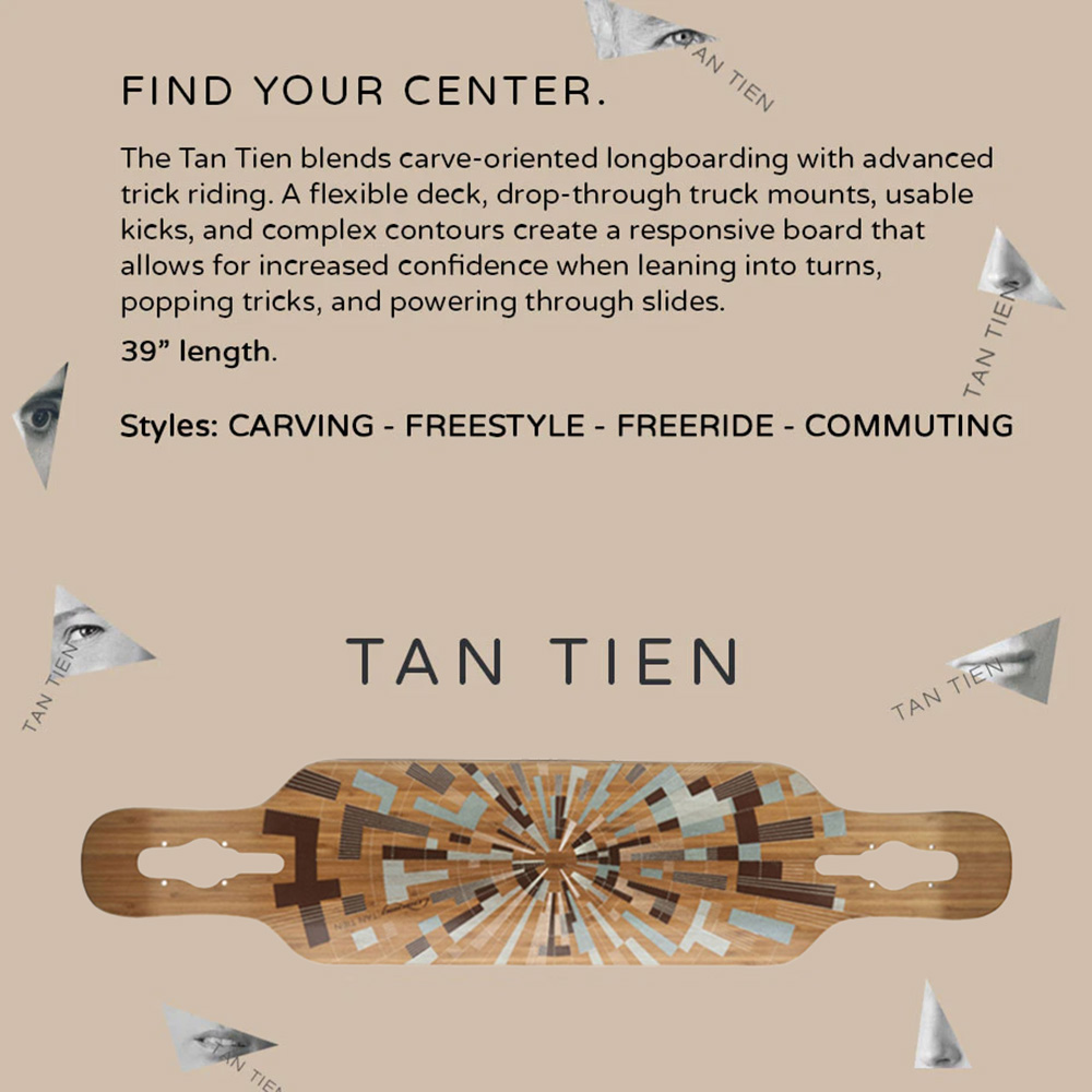 LOADED TAN TIENコンプリート(flex3) Loaded Tan Tien V3 Complete Longboard | SkatePro