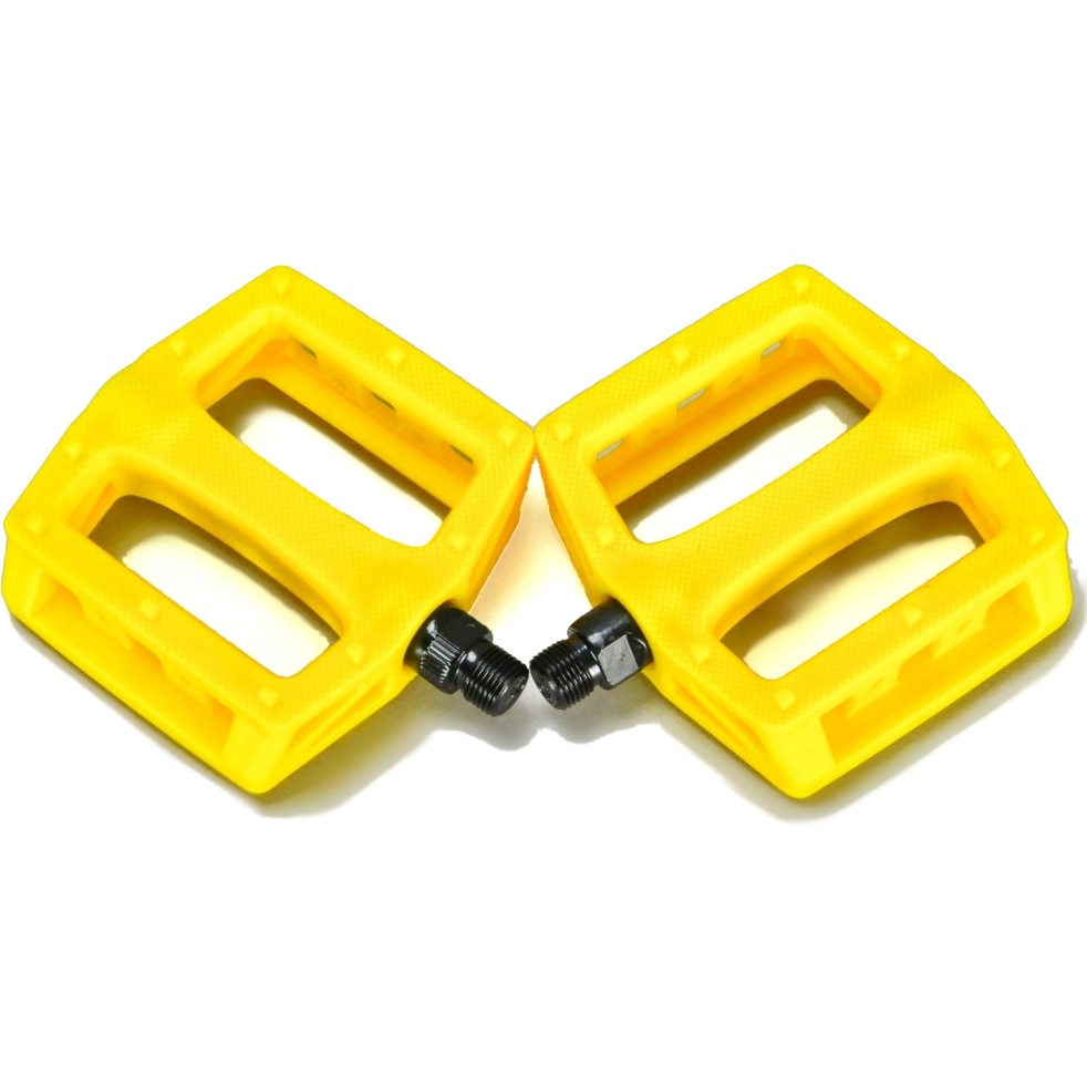 Yellow bmx pedals cheap