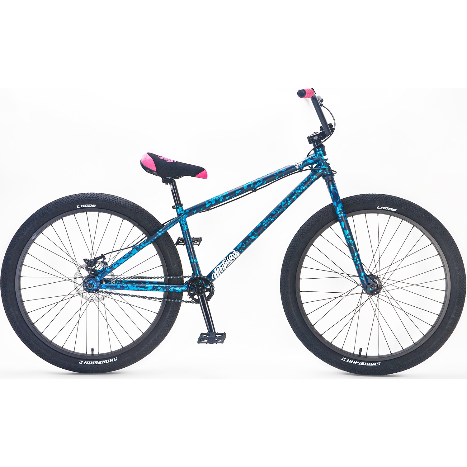 Cosmetic Damage Mafiabike Medusa 26 Complete BMX Teal Splatter SkateHut