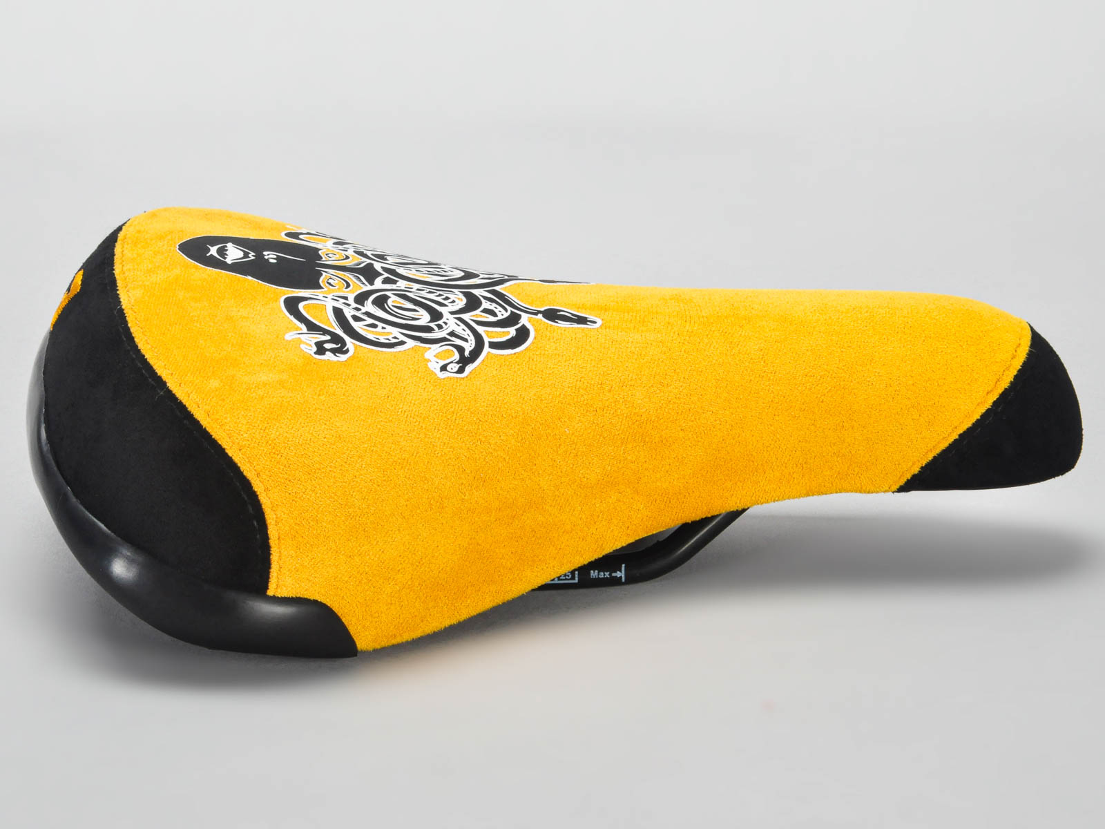 Bmx Mafia Medusa Yellow Mafiabike Medusa Saddle Yellow SkateHut