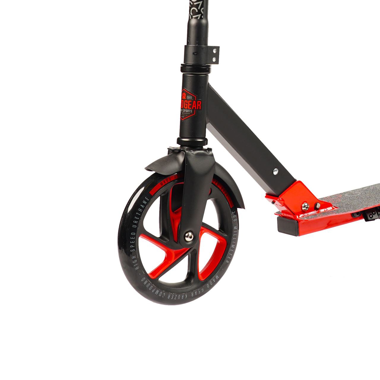 Madd Gear Carve Kruzer 200 Folding Scooter Black Red SkateHut
