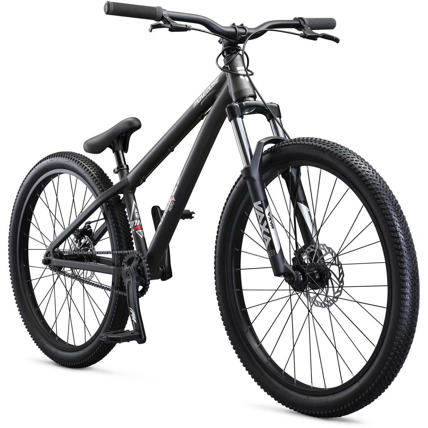 Mongoose 26 U Fireball Moto SS Dirt Jump Bike Grey