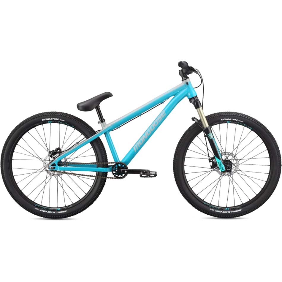 Mongoose 26 M Fireball SS Dirt Jump Bike Cyan SkateHut