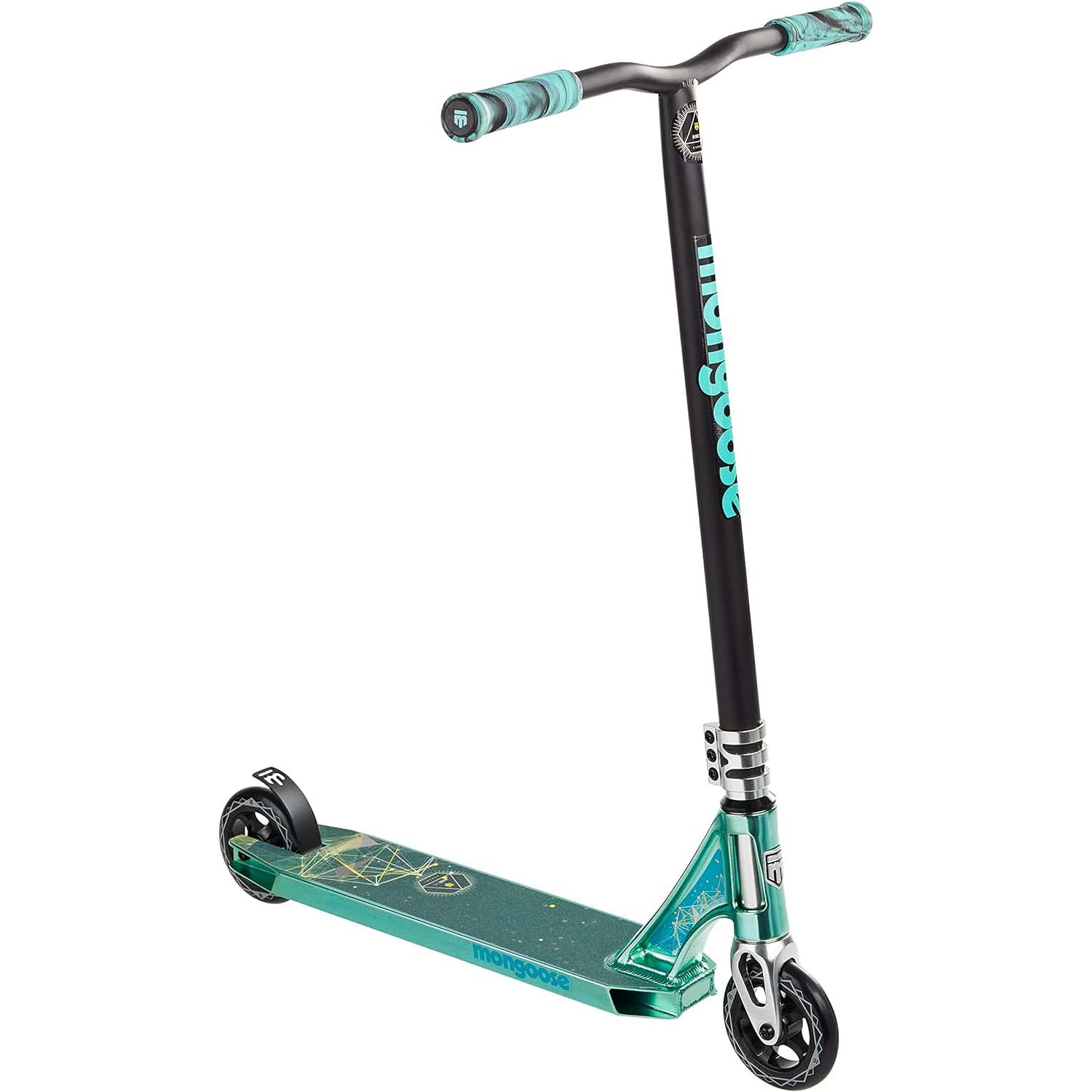 Mongoose Rise 110 Expert Stunt Scooter Teal/Black