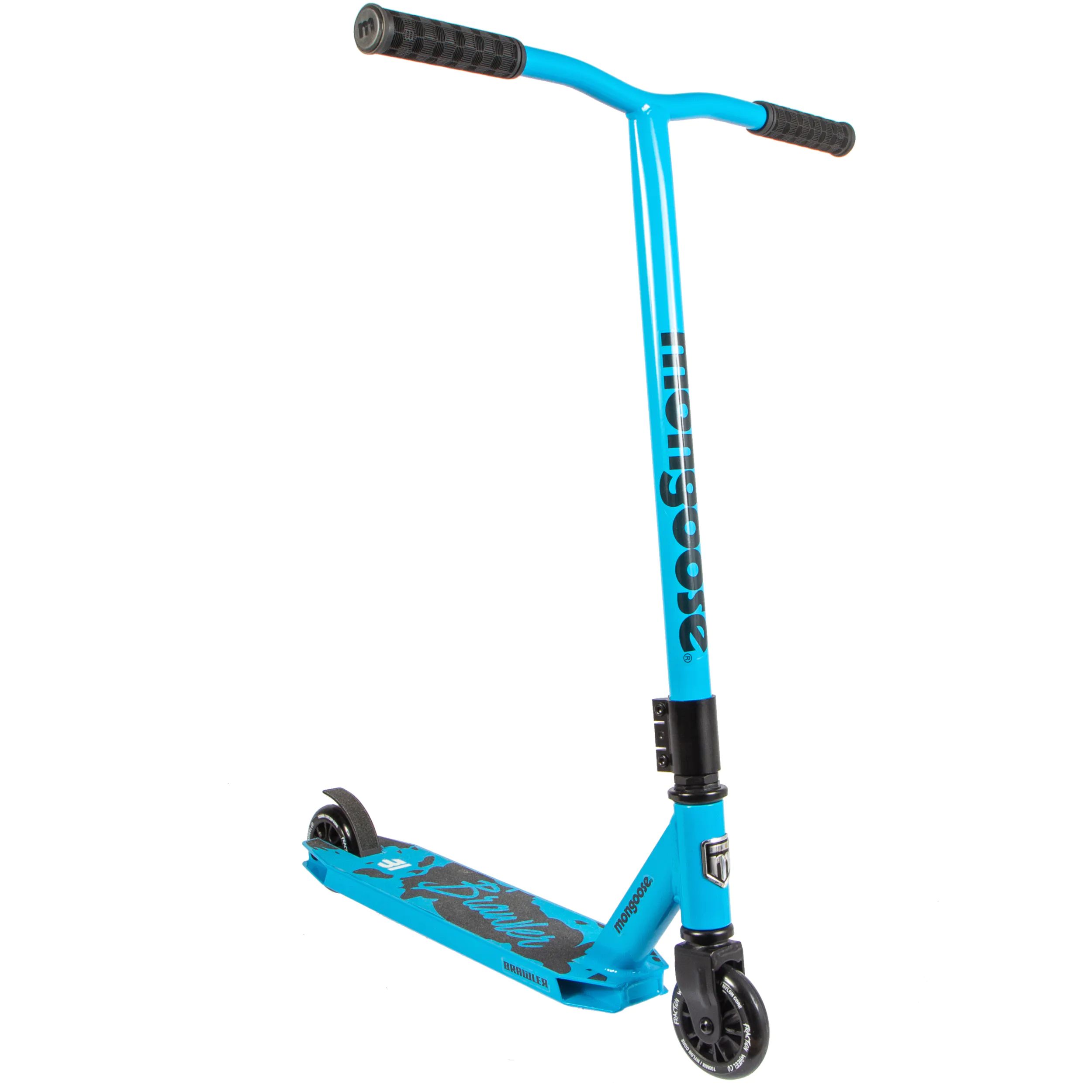 Scooter Halfords Stunt Pegs Mongoose Brawler Stunt Scooter Blue