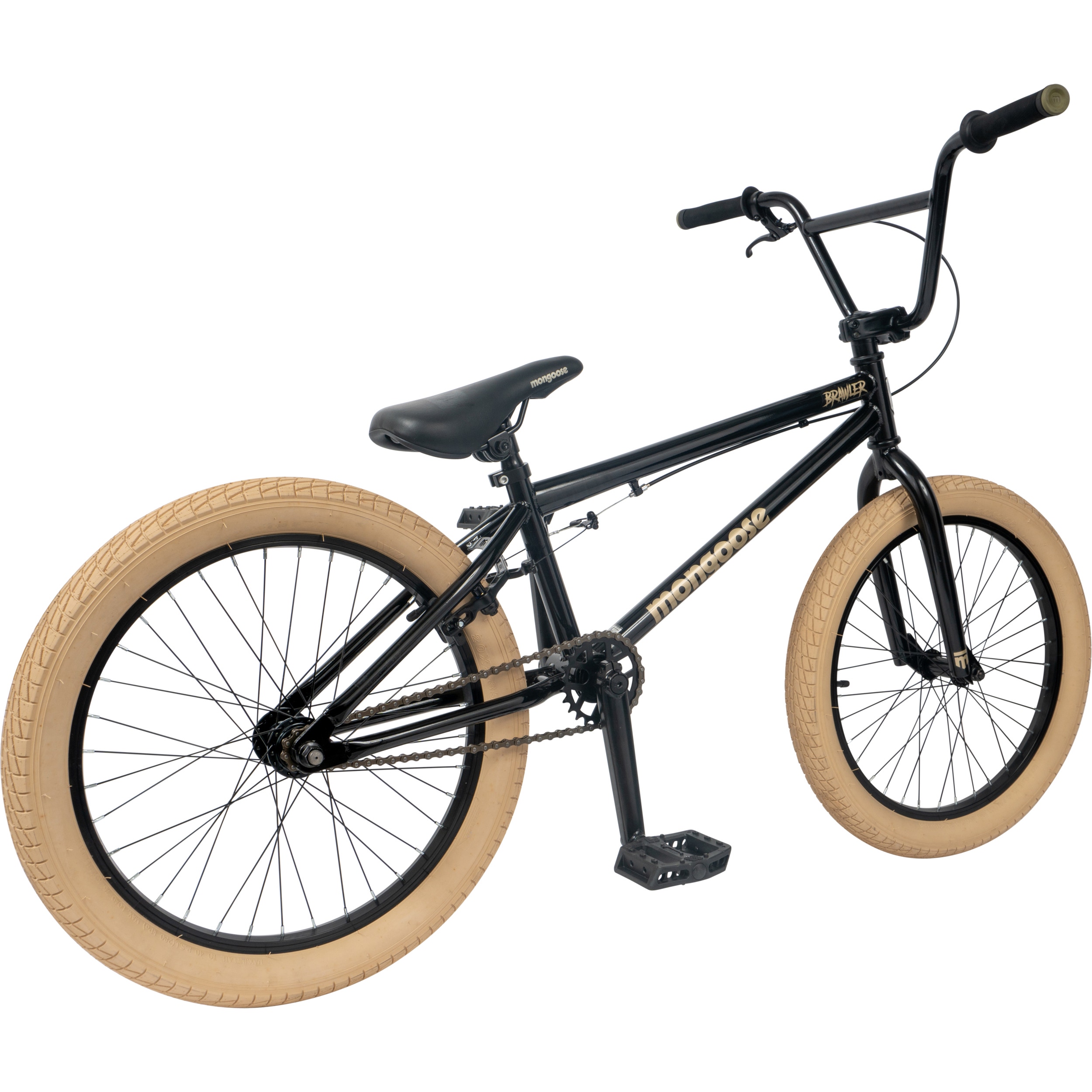 Mongoose Brawler 20 Complete BMX Black Gold SkateHut