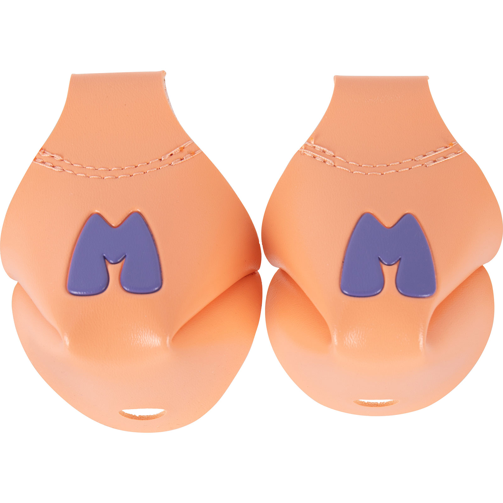 Moxi Beach Bunny Toe Caps Peach (Pair) SkateHut