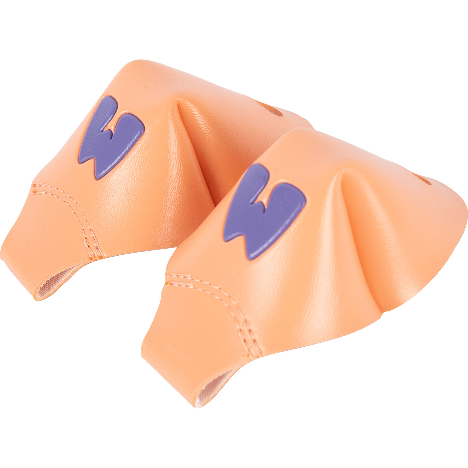 Moxi Beach Bunny Toe Caps Peach (Pair) SkateHut
