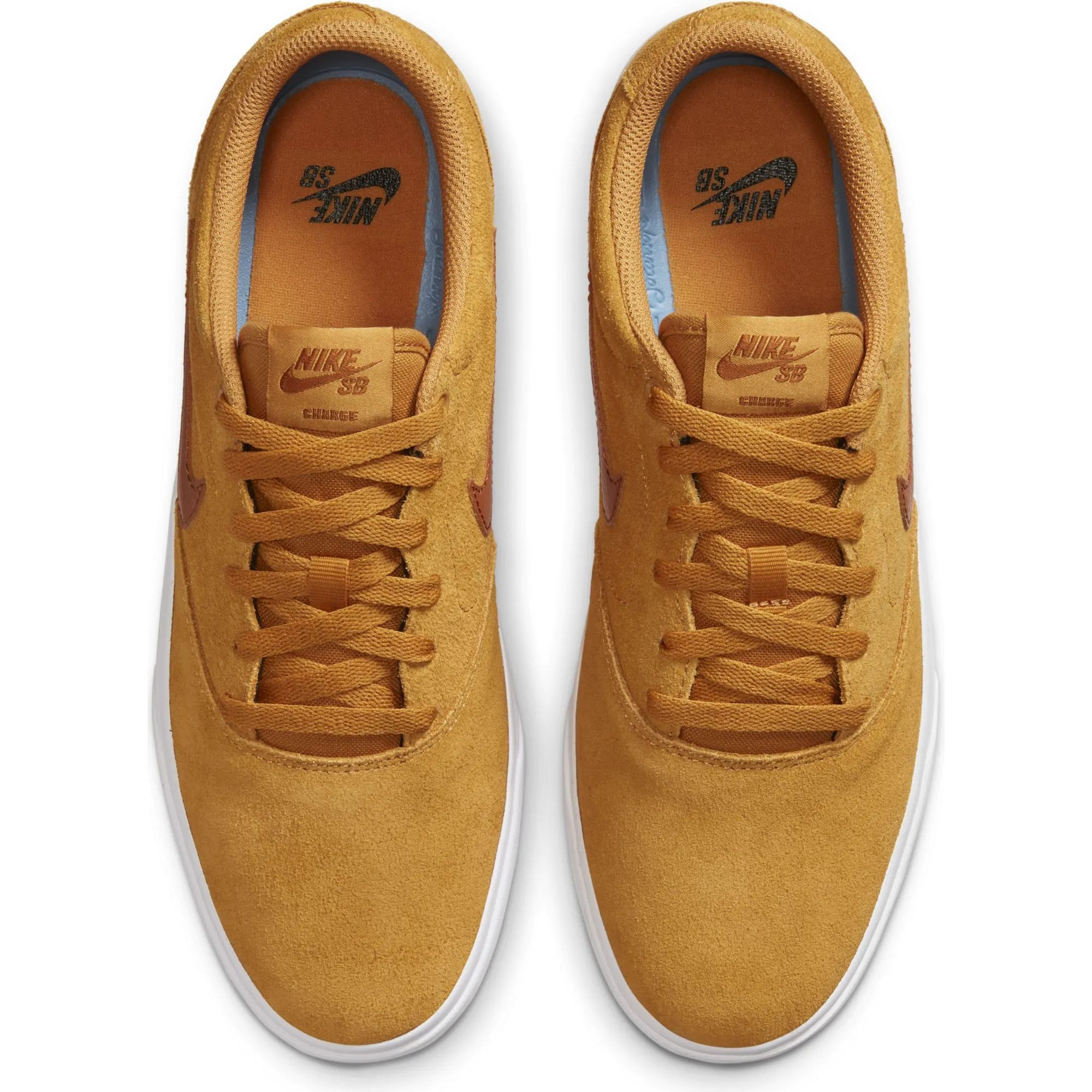 Nike SB Charge Suede Skate Shoes Chutney Tawny Chutney White SkateHut