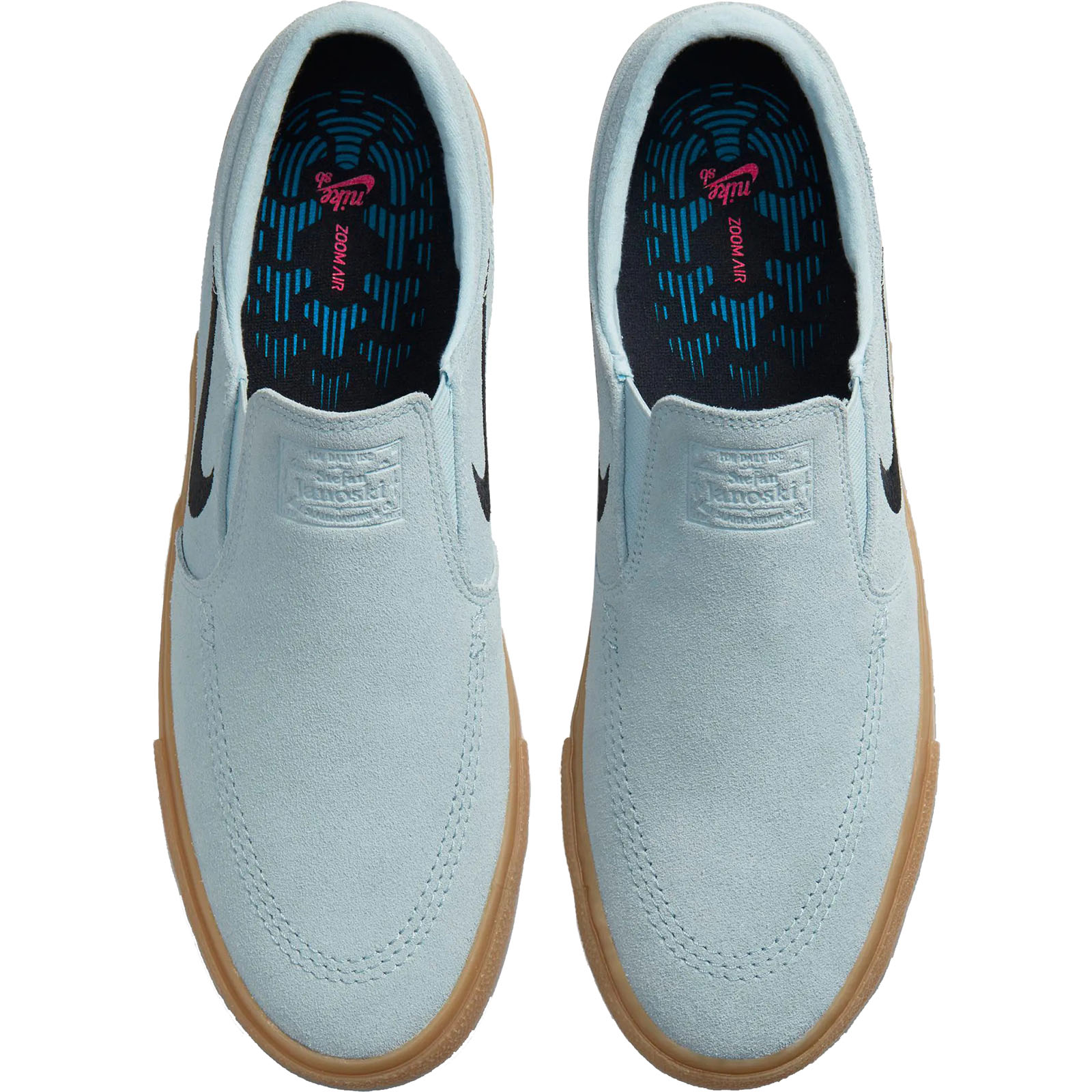 Nike SB Zoom Janoski Slip RM Skate Shoes Lt Armory Blue Black Lt Armory Blue SkateHut