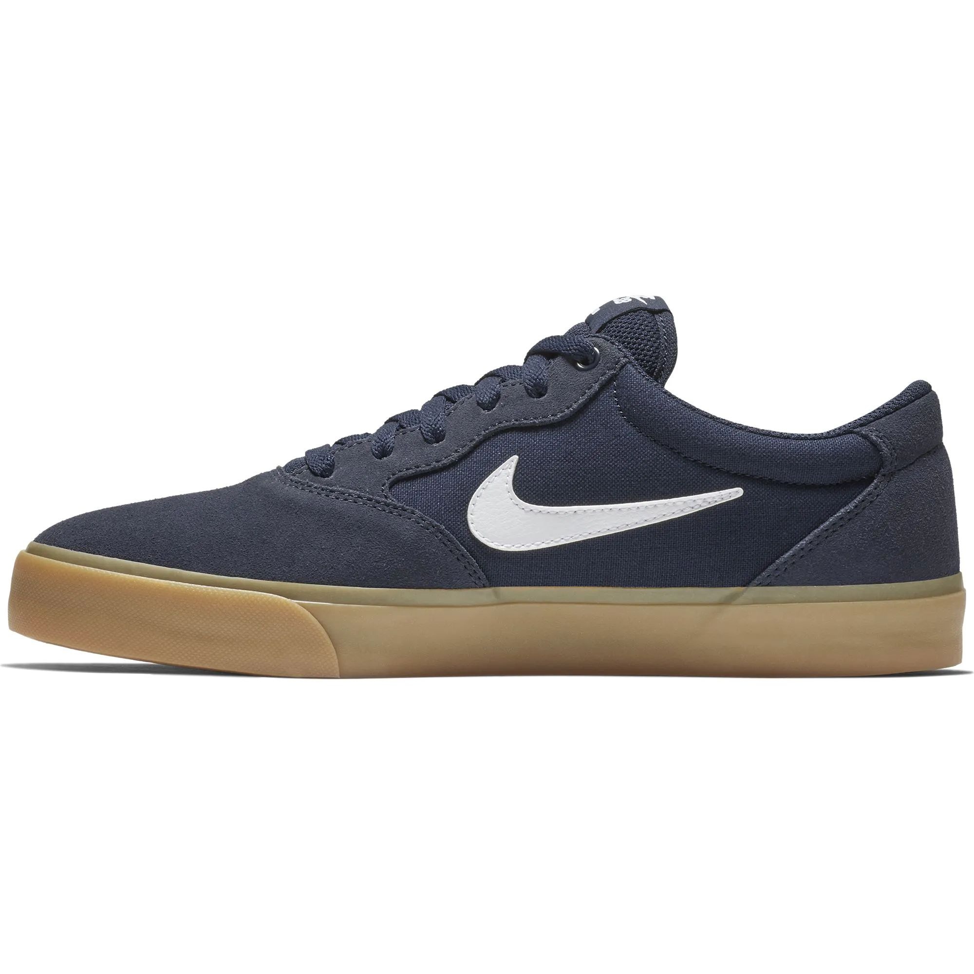 Nike SB Chron SLR Skate Shoes Obsidian White Gum SkateHut