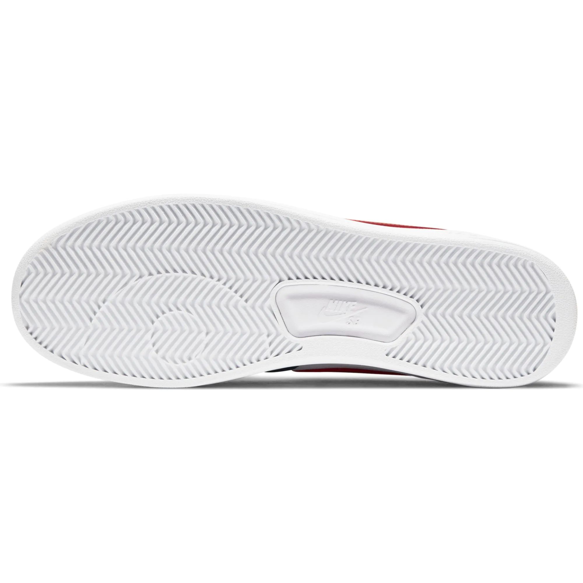 nike sb adversary premium trainers in red and grey