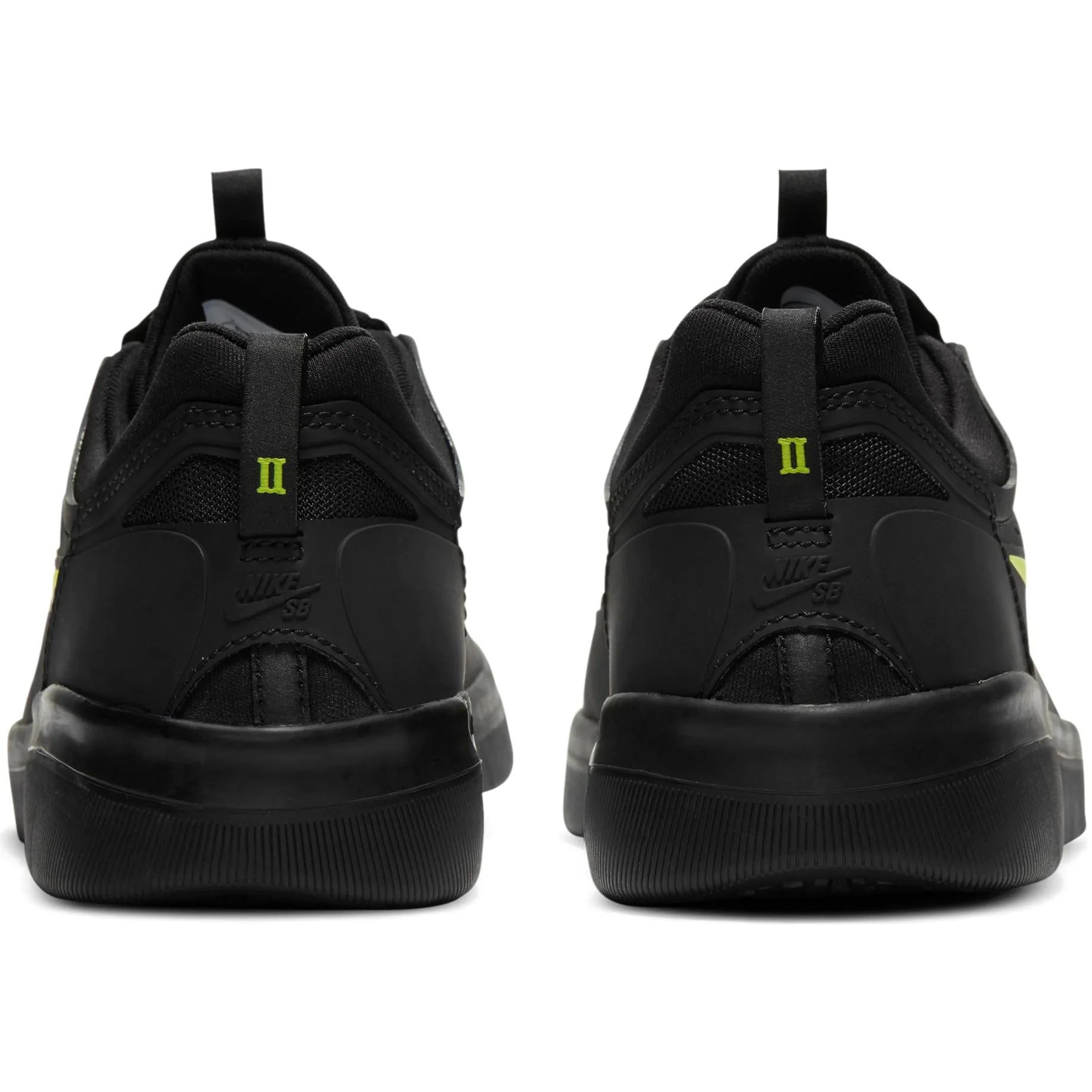Nike SB Nyjah Free 2.0 Skate Shoes Black Cyber Black Black SkateHut