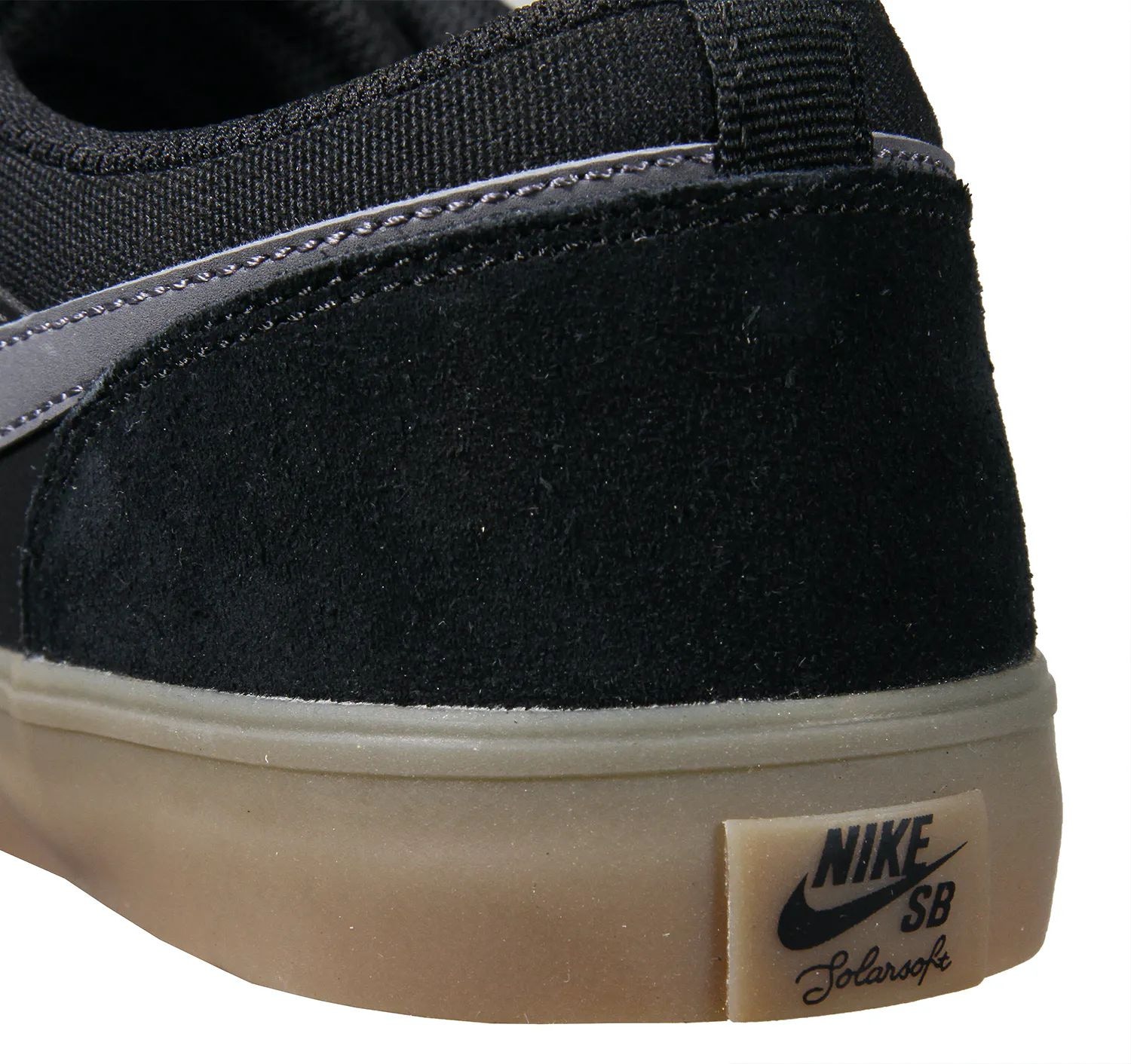 Nike SB Portmore II Solar Skate Shoes Black Dark Grey Gum SkateHut