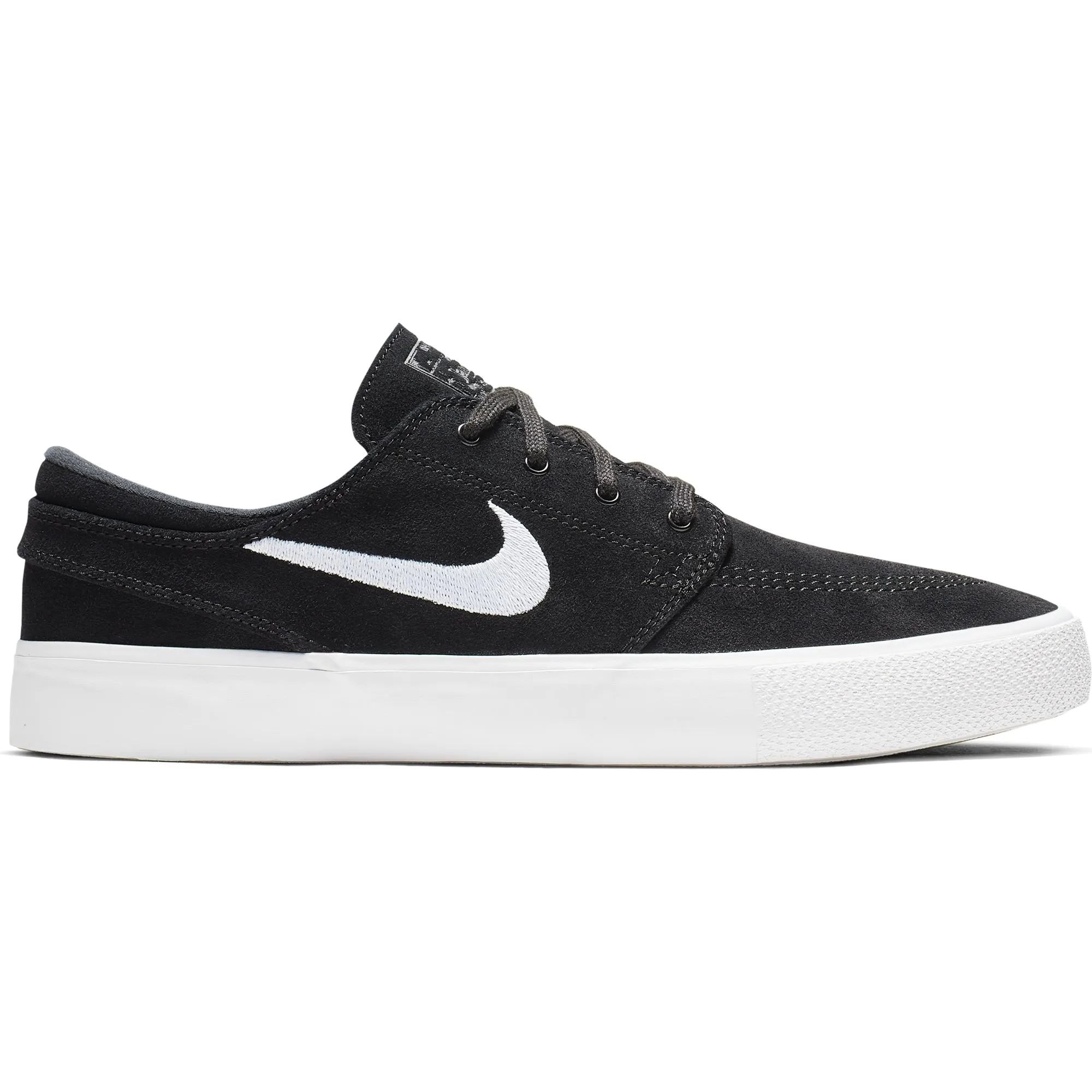 Nike SB Zoom Janoski RM Skate Shoes Black White Thunder Grey Gum Light Brown SkateHut