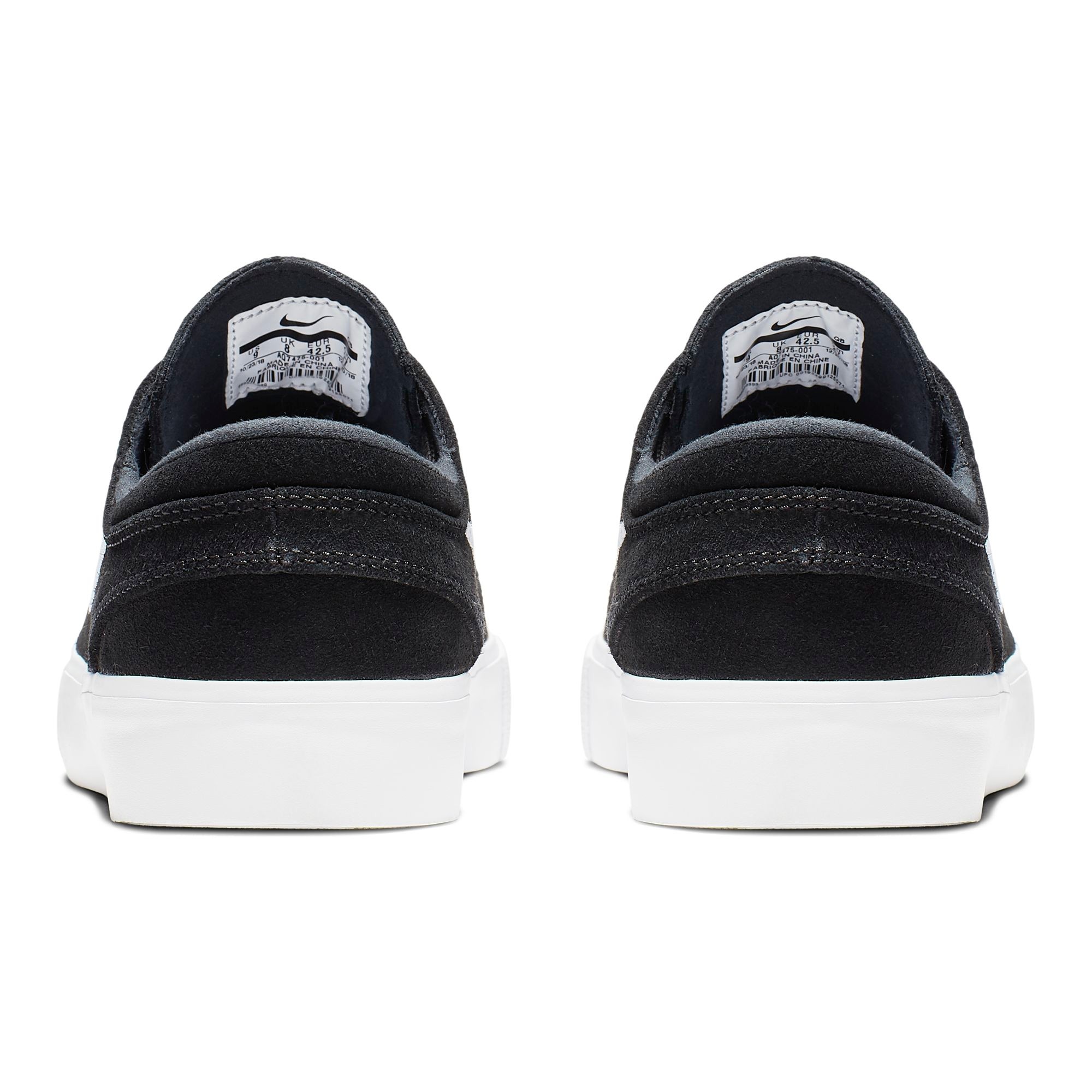 Nike sb janoski rm black  and  white suede skate shoes new arrivals