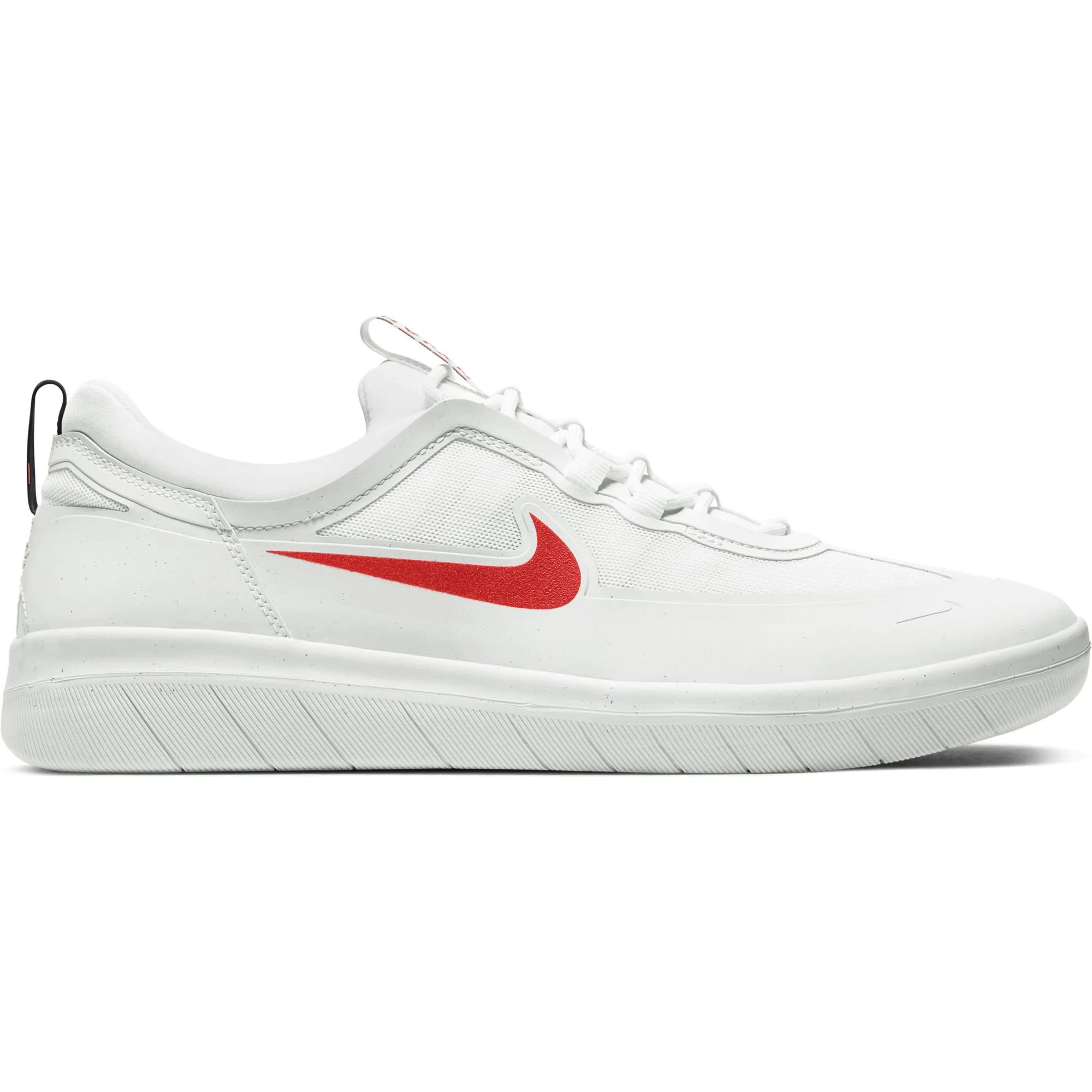 Nike SB Nyjah Free 2.0 Skate Shoes Summit White Blue Hero Chile Red Black SkateHut