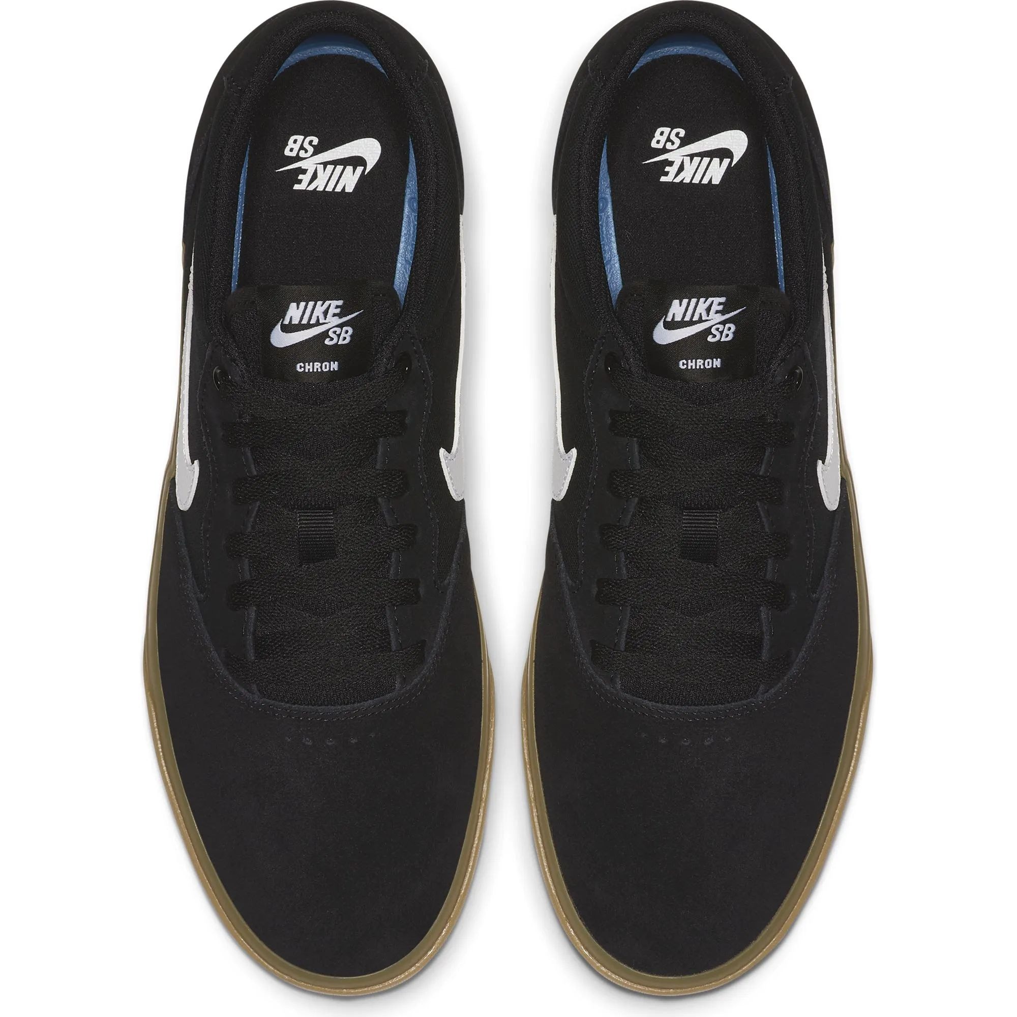 Nike sb chron slr black & white skate shoes sale