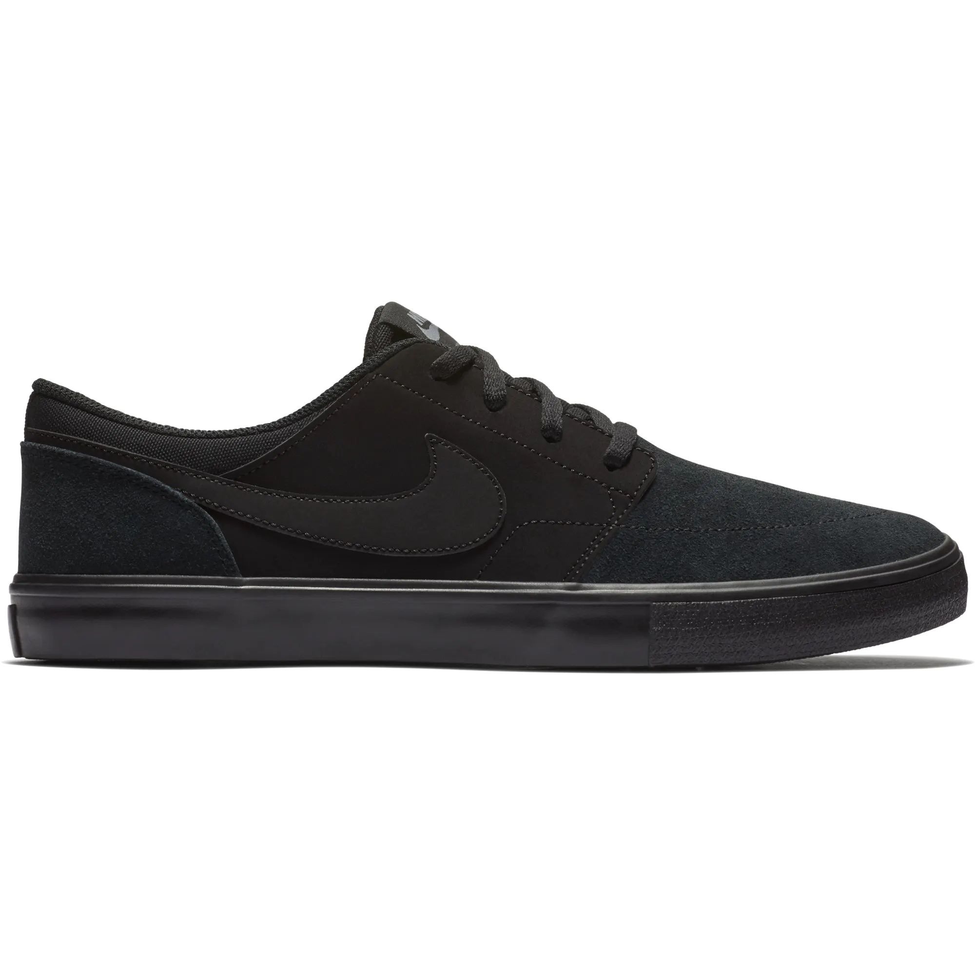 Nike SB Portmore II Solar Skate Shoes Black Black SkateHut