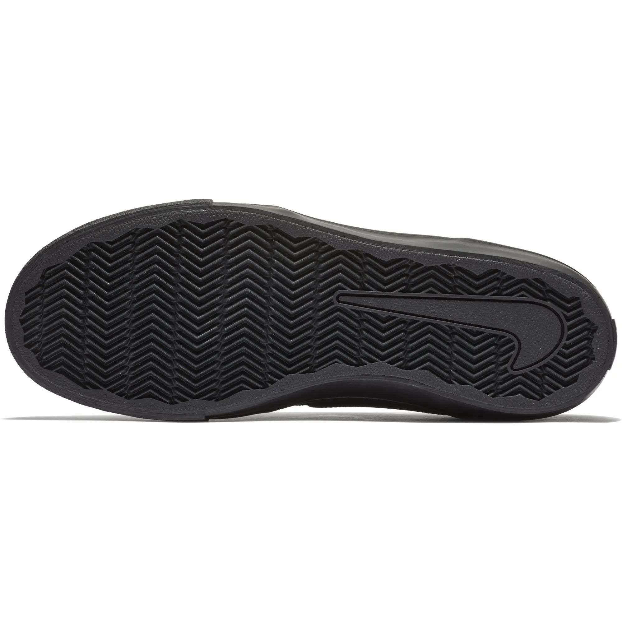 Nike sb portmore ii black & white canvas skate shoes deals