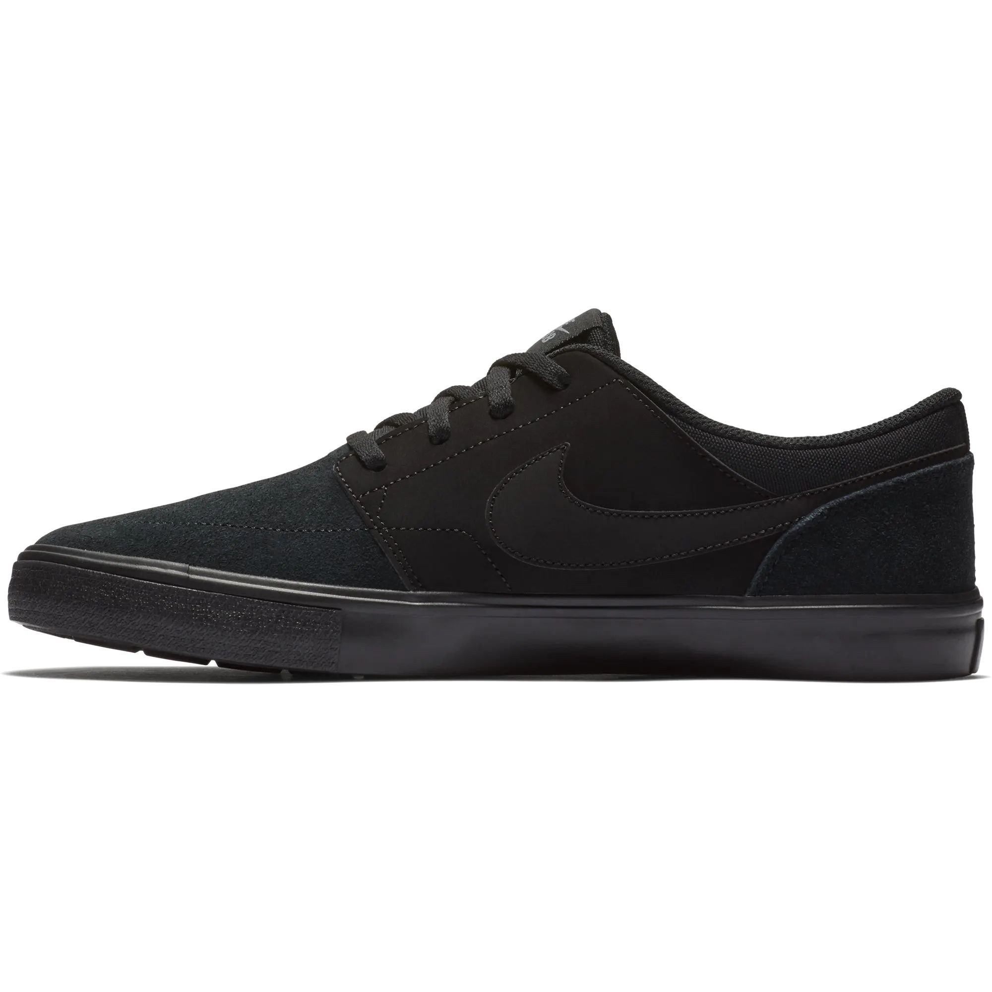 Nike SB Portmore II Solar Skate Shoes Black Black SkateHut