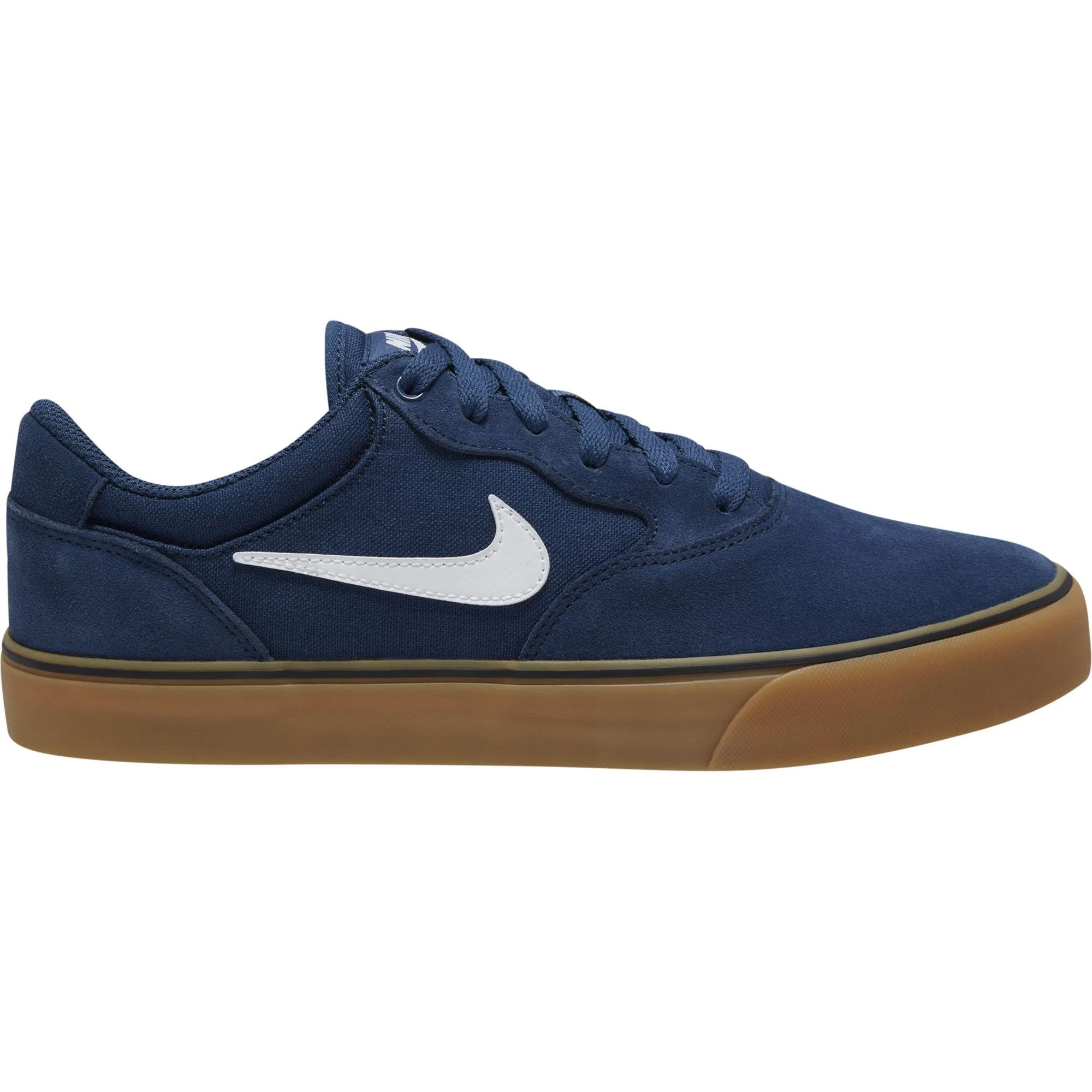 Nike SB Chron 2 Skate Shoes Navy White Navy Gum Light Brown SkateHut