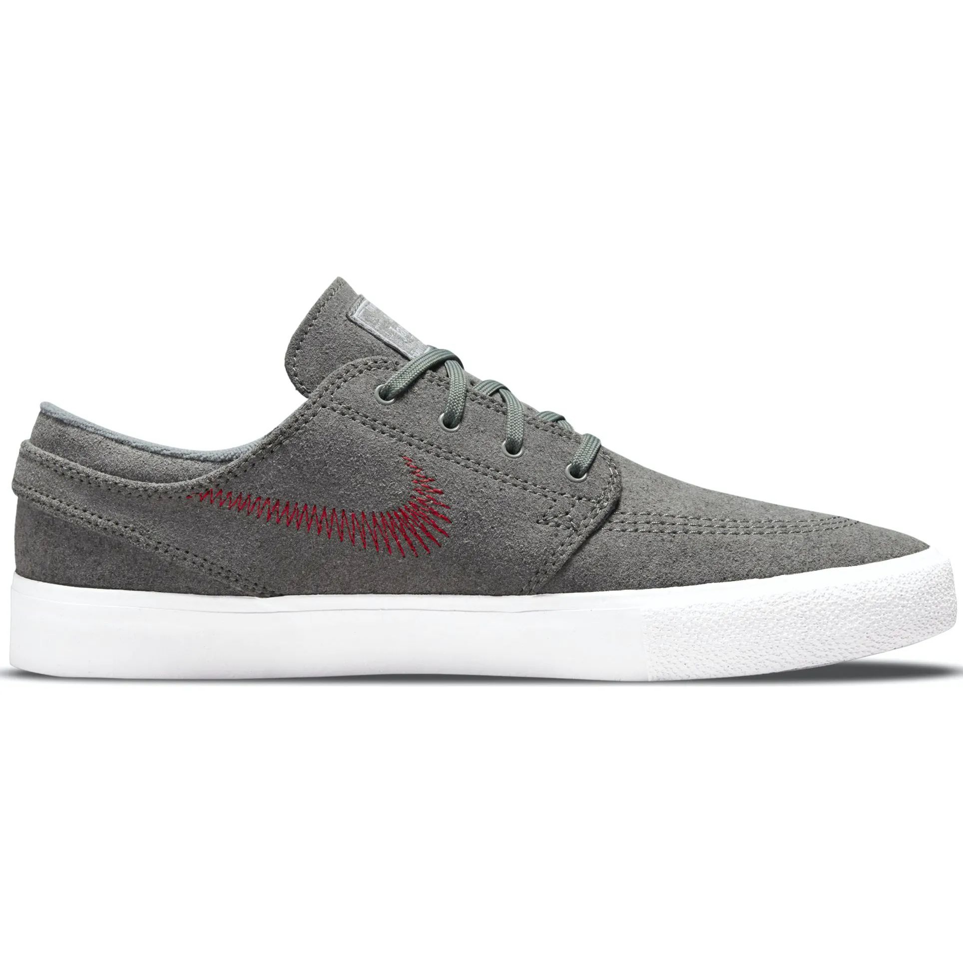 Nike SB Zoom Stefan Janoski FL RM Skate Shoes Tumbled Grey University Red Tumbled Grey SkateHut
