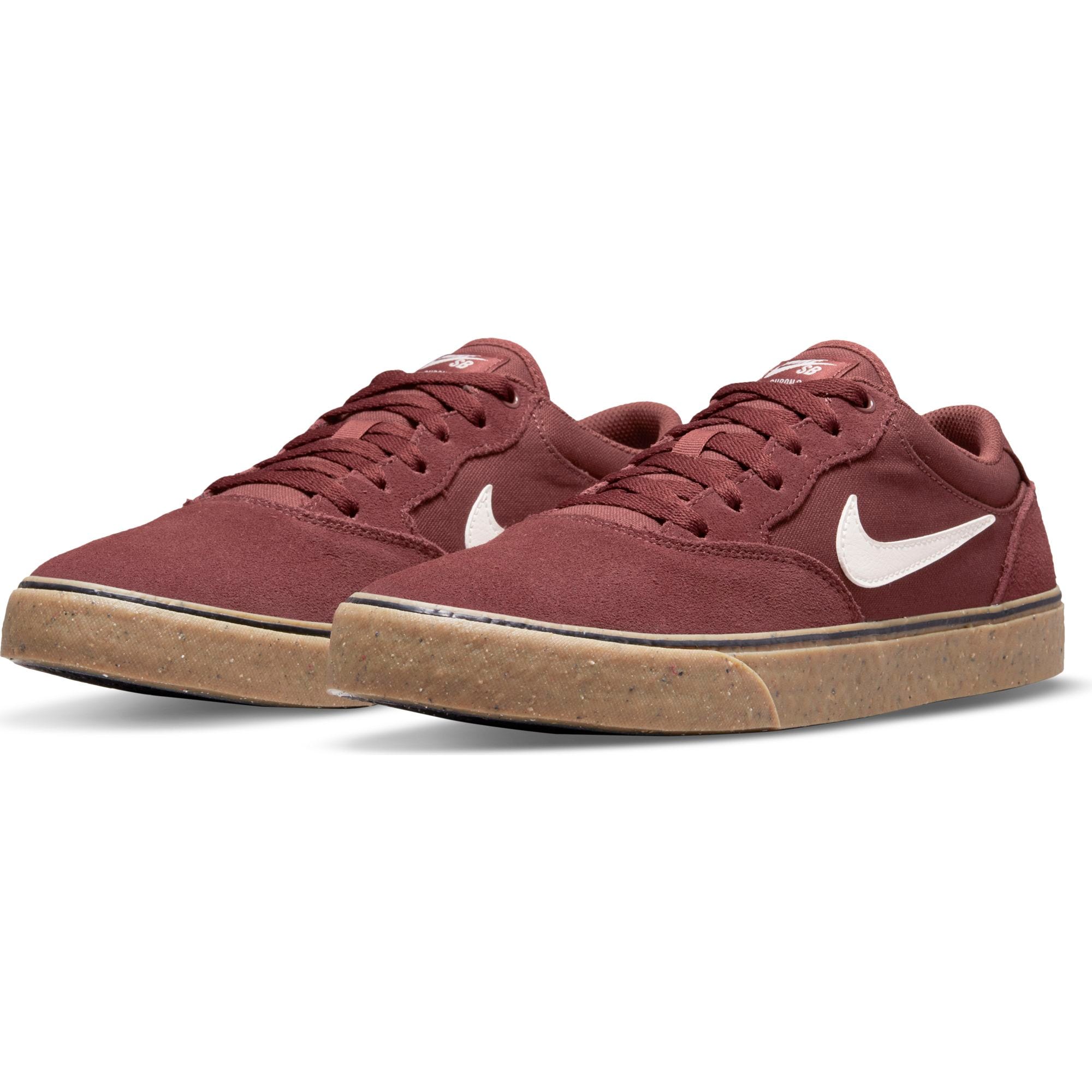 Nike SB Chron 2 Skate Shoes Dark Pony Sail Dark Pony Gum Light Brown SkateHut