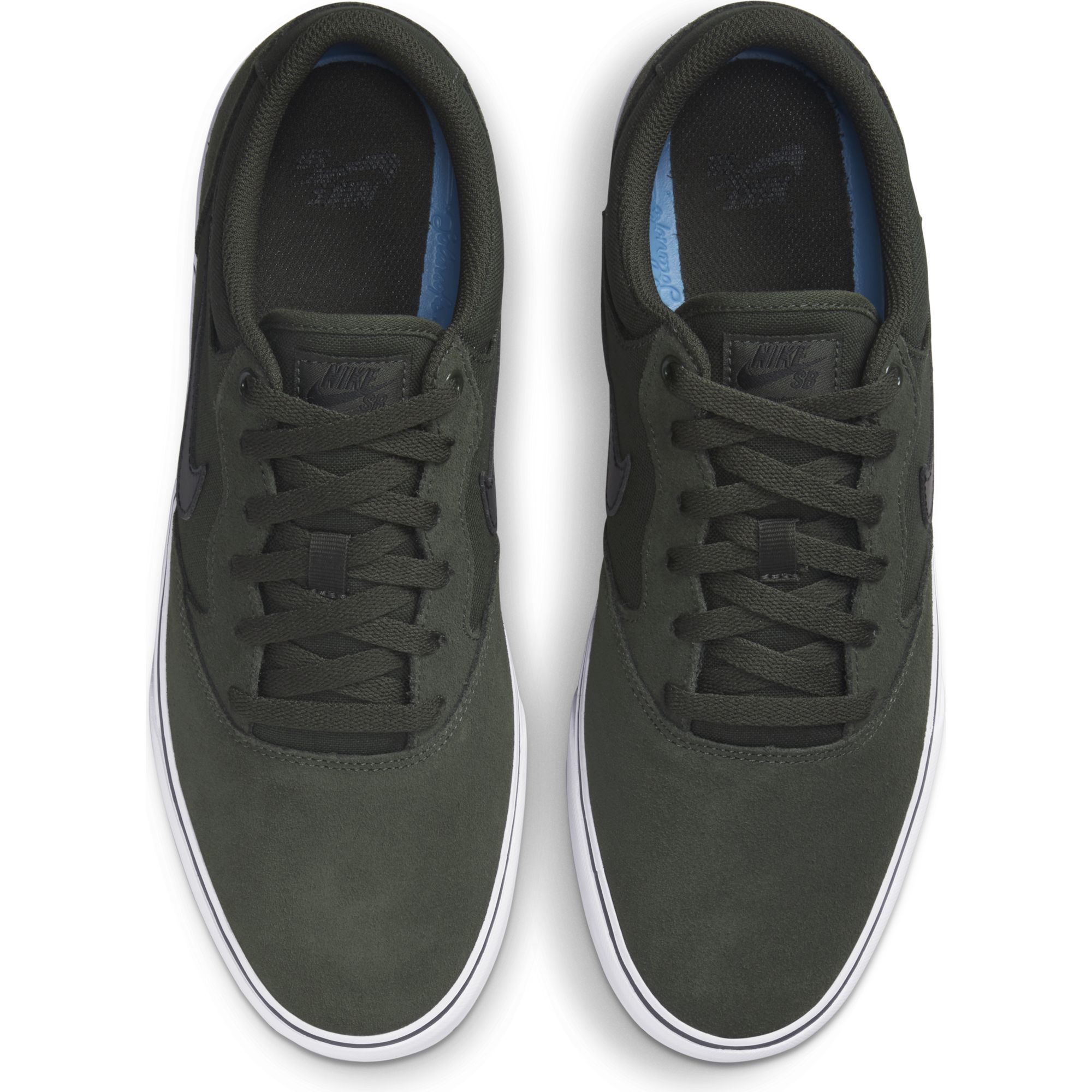 Nike SB Chron 2 Skate Shoes Sequoia Black Sequoia White SkateHut