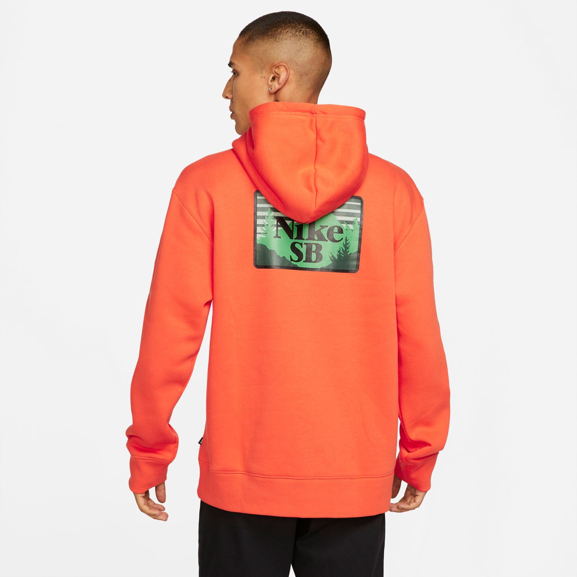 Nike sb orange hoodie sale