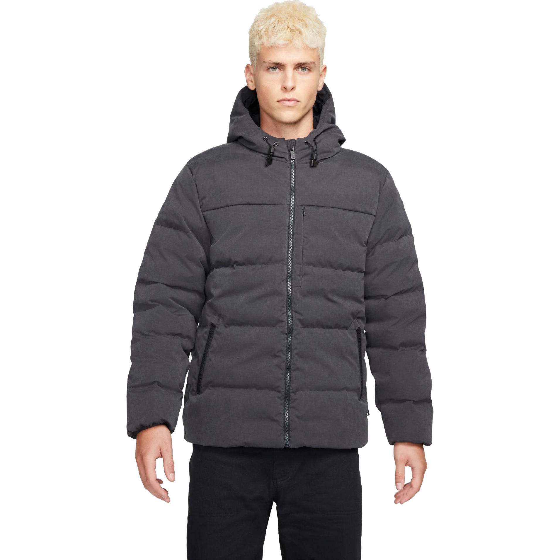 Nike SB Therma Fit Synthetic Fill Winterized Skate Hoodie Black Black Black SkateHut