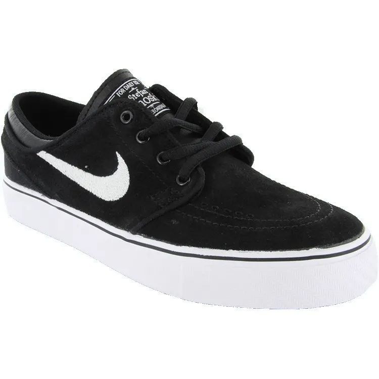 Nike SB Stefan Janoski Kids Shoes Black White Gum SkateHut